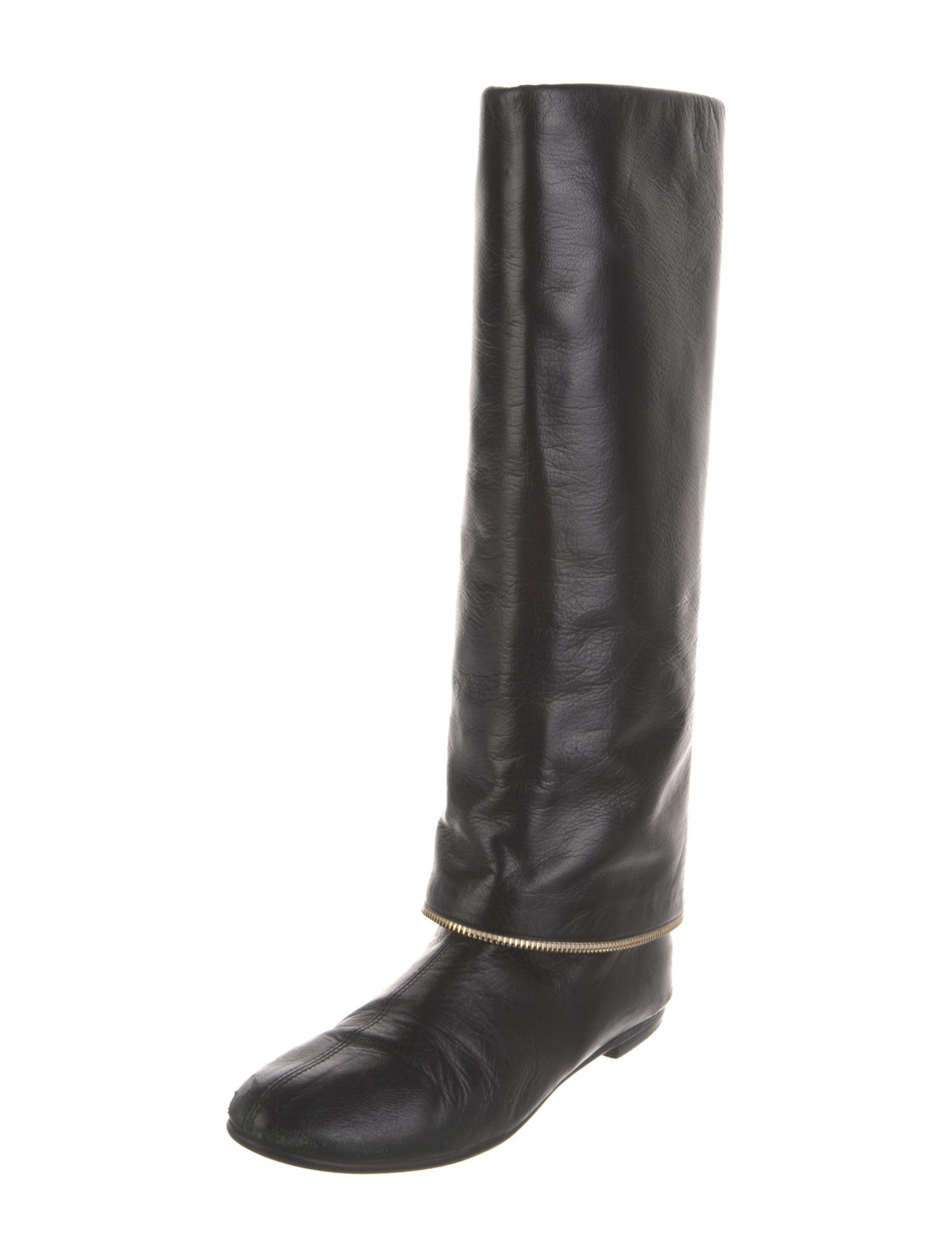 Giuseppe Zanotti Leather Riding Boots