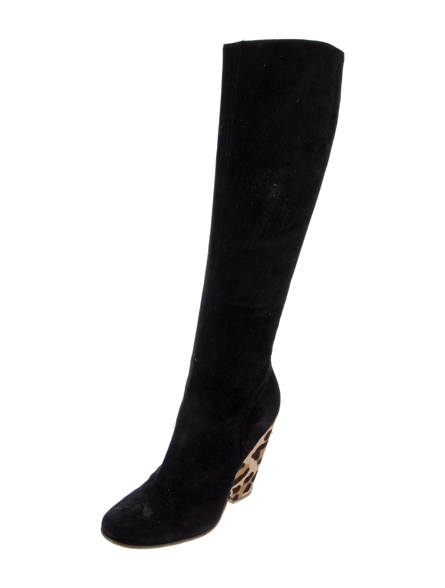 Giuseppe Zanotti Suede Printed Boots