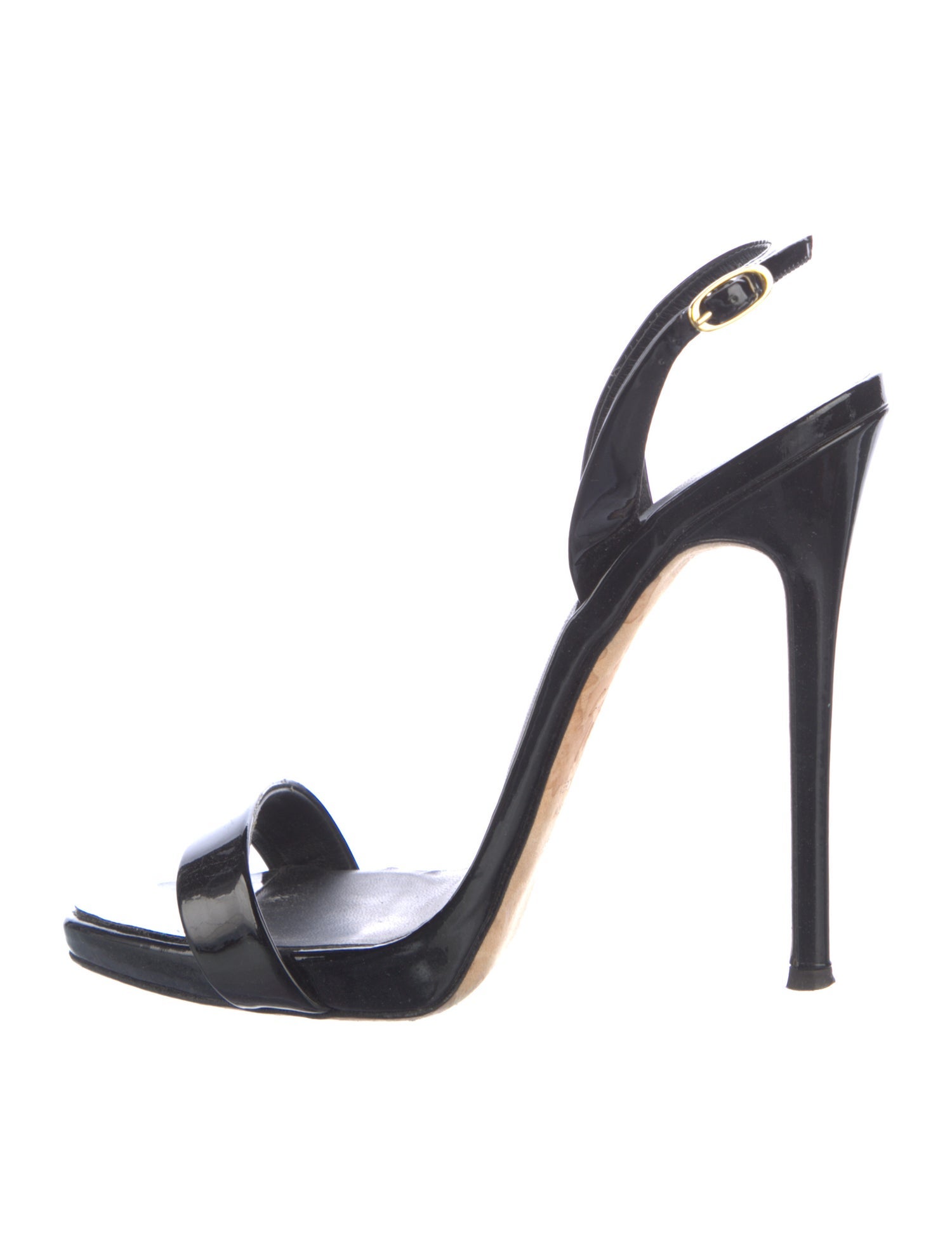 Giuseppe Zanotti Patent Leather Slingback Sandals