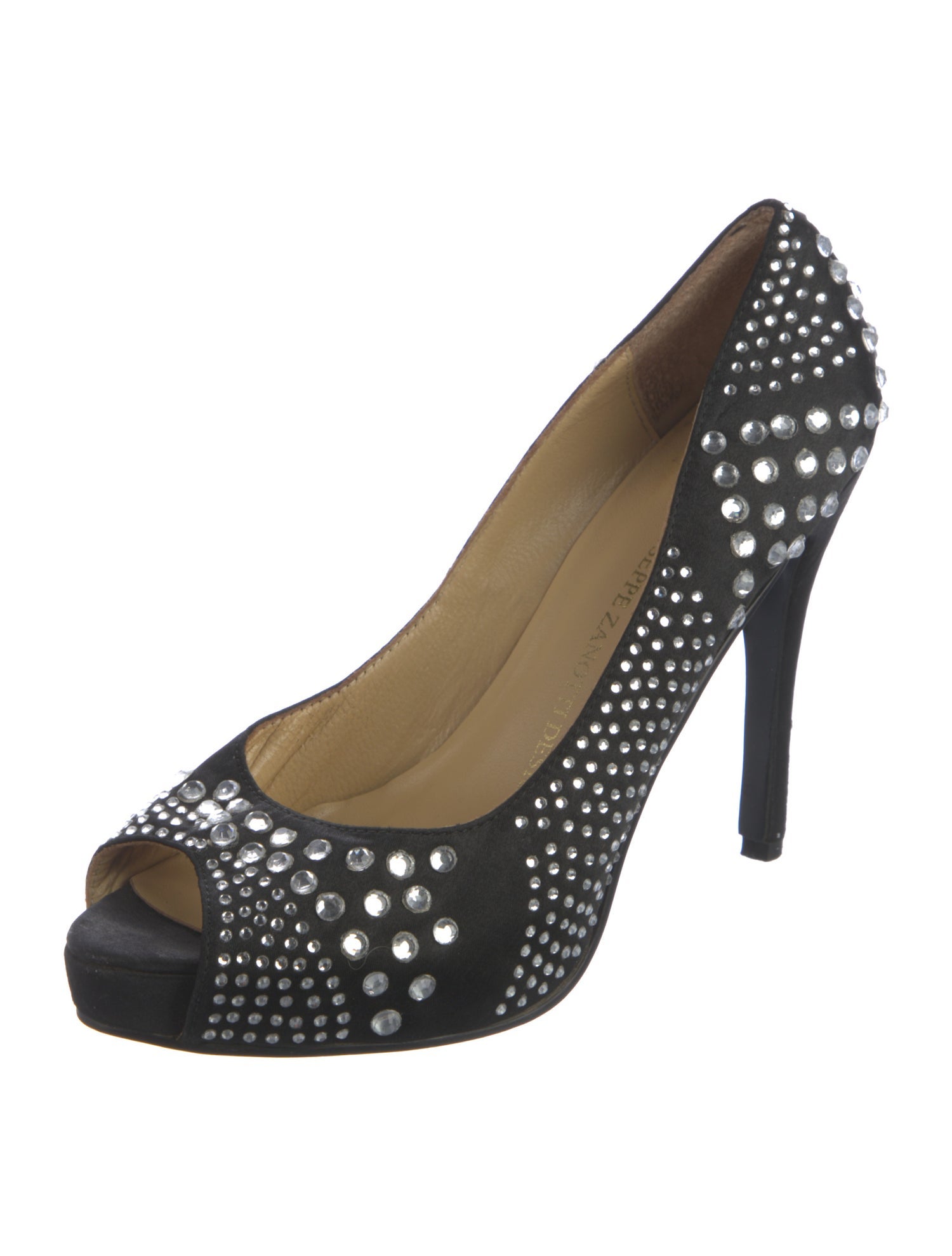 Giuseppe Zanotti Satin Patterned Pumps