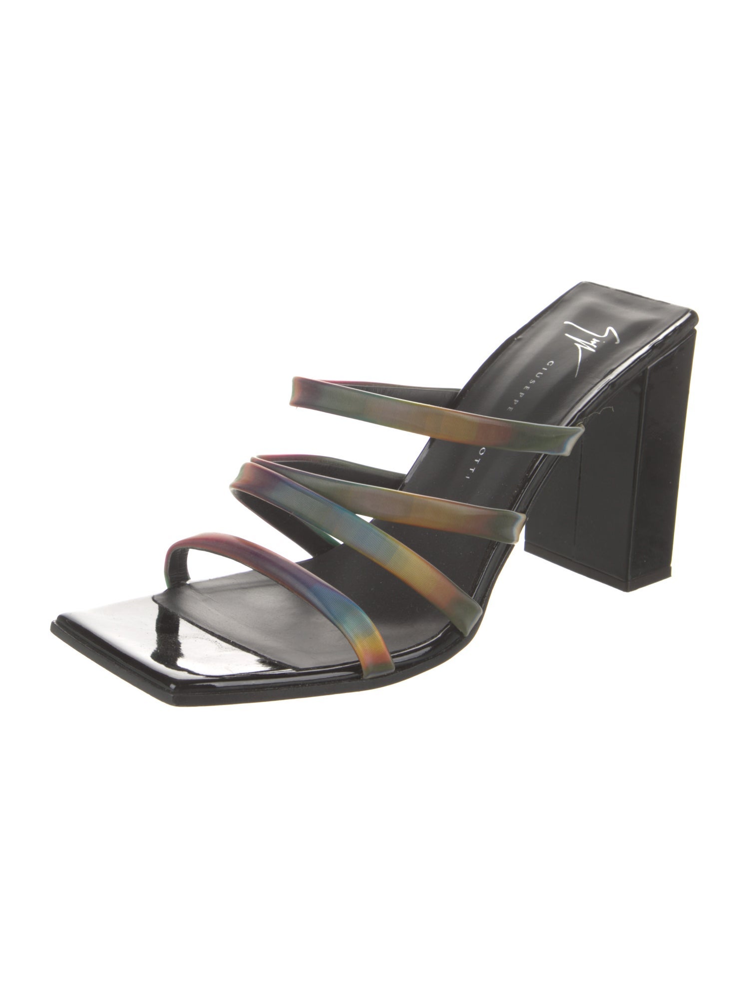 Giuseppe Zanotti Patent Leather Slides