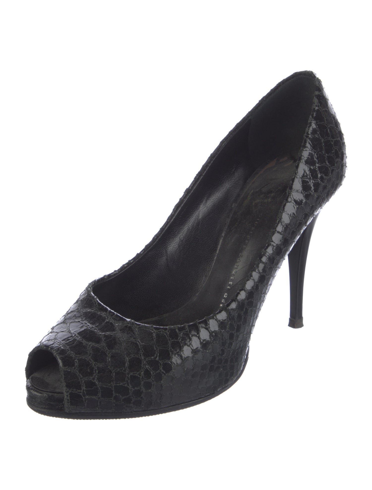 Giuseppe Zanotti Embossed Leather Pumps