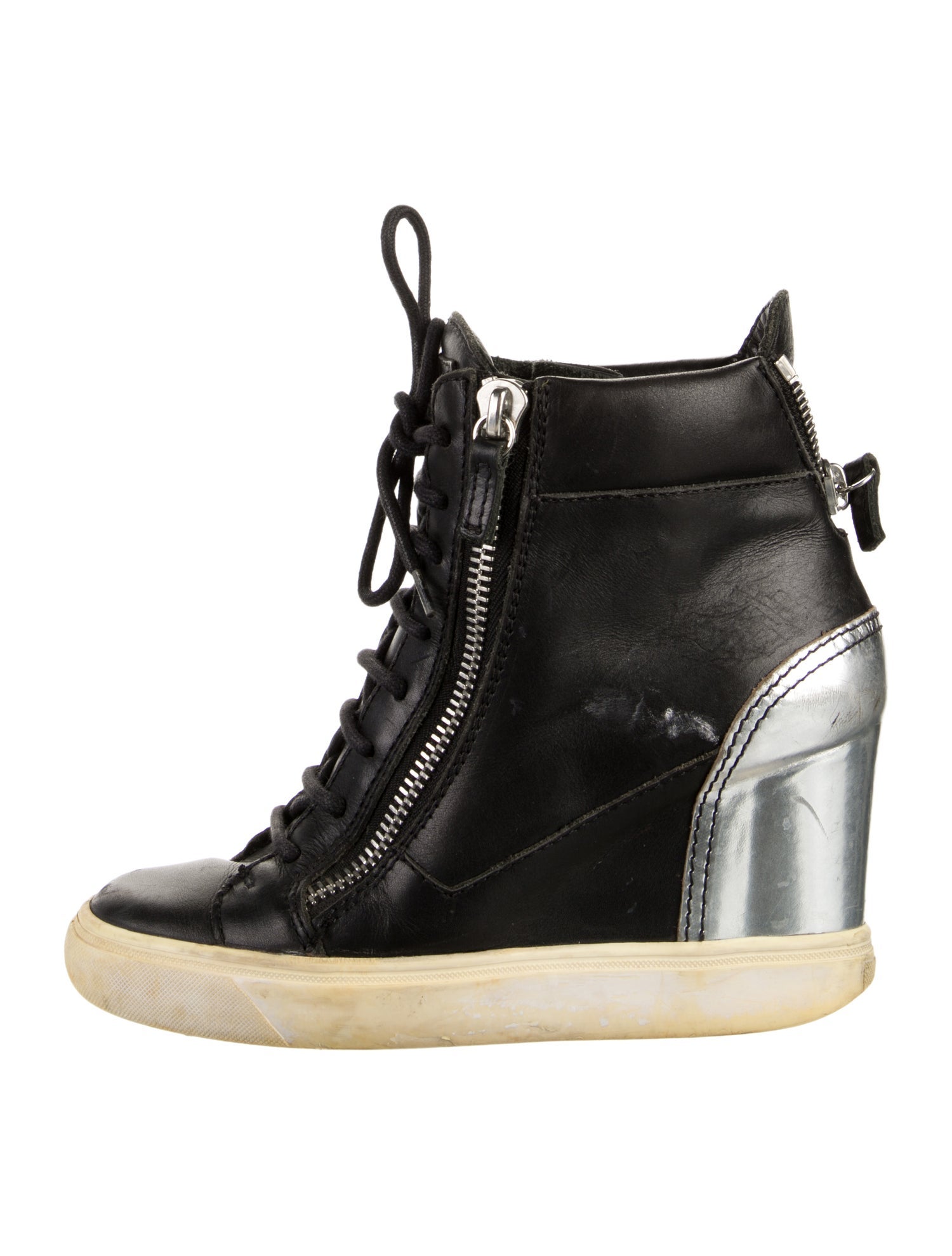 Giuseppe Zanotti Leather Lace-Up Boots