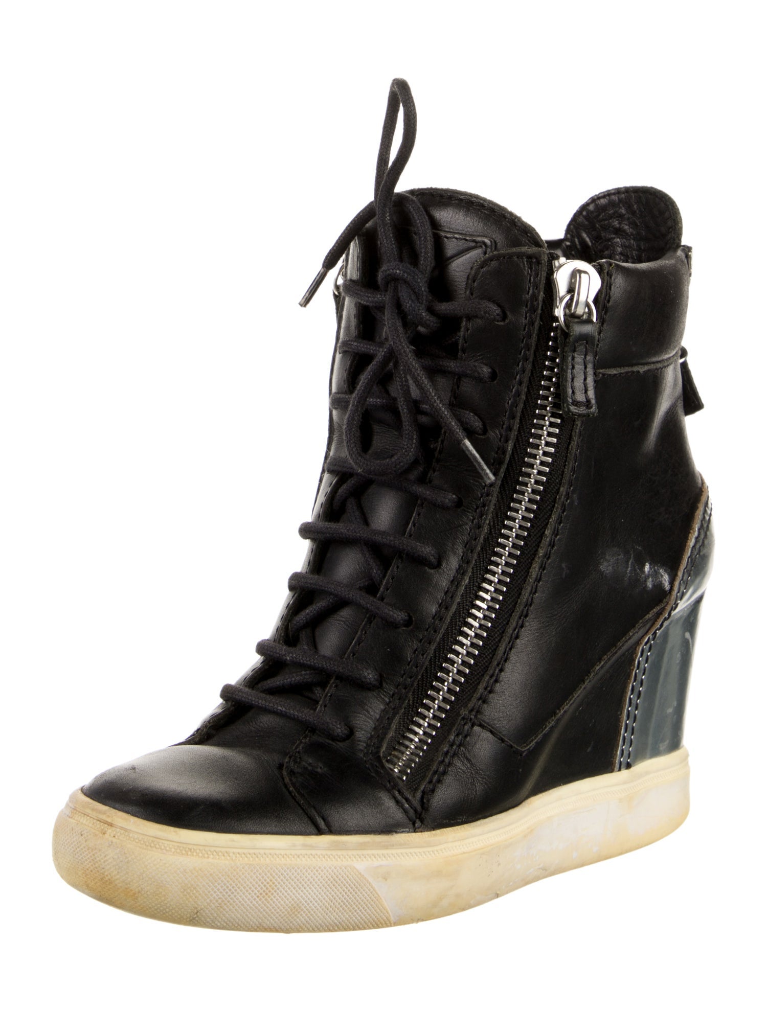 Giuseppe Zanotti Leather Lace-Up Boots