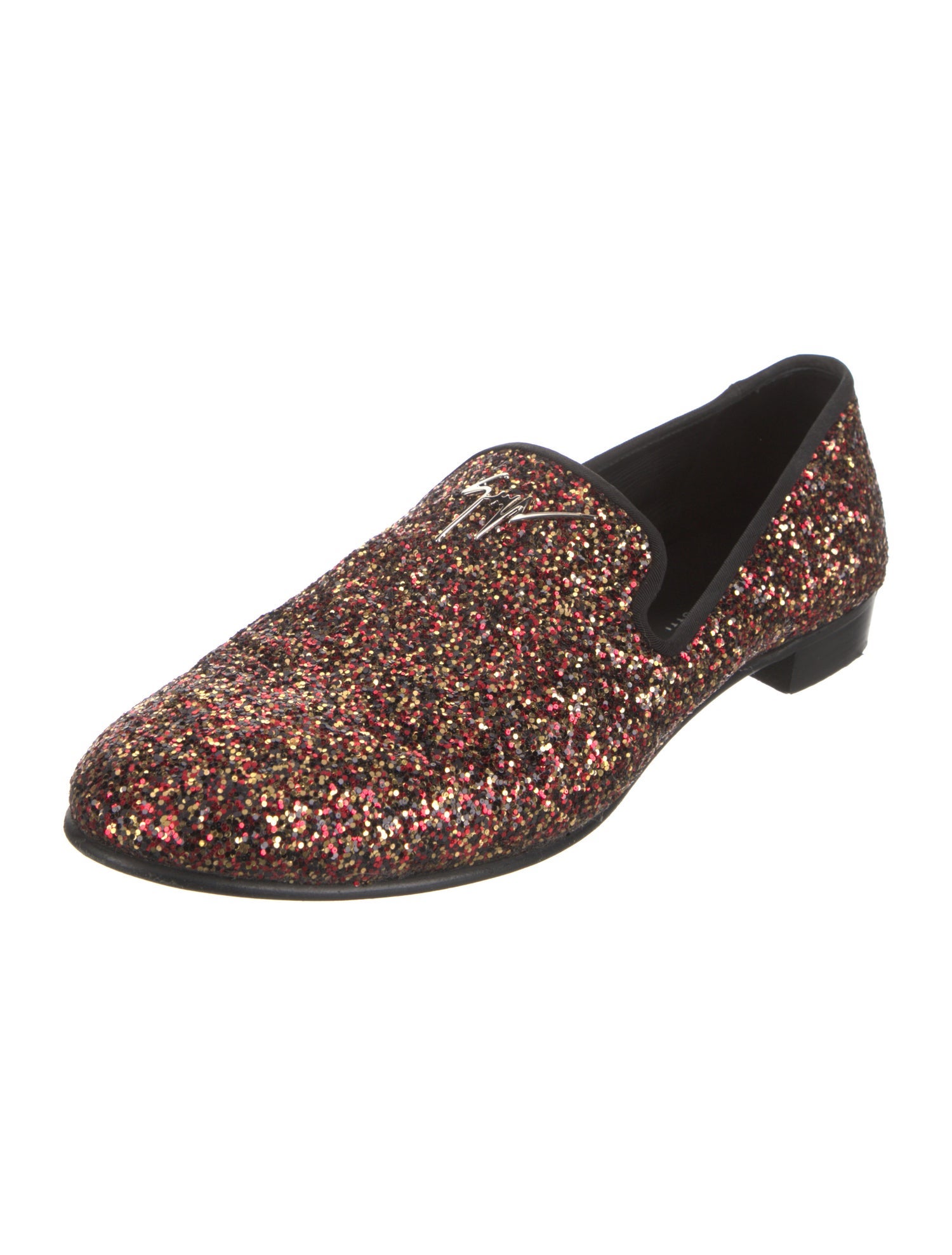 Giuseppe Zanotti Glitter Glitter Accents Loafers