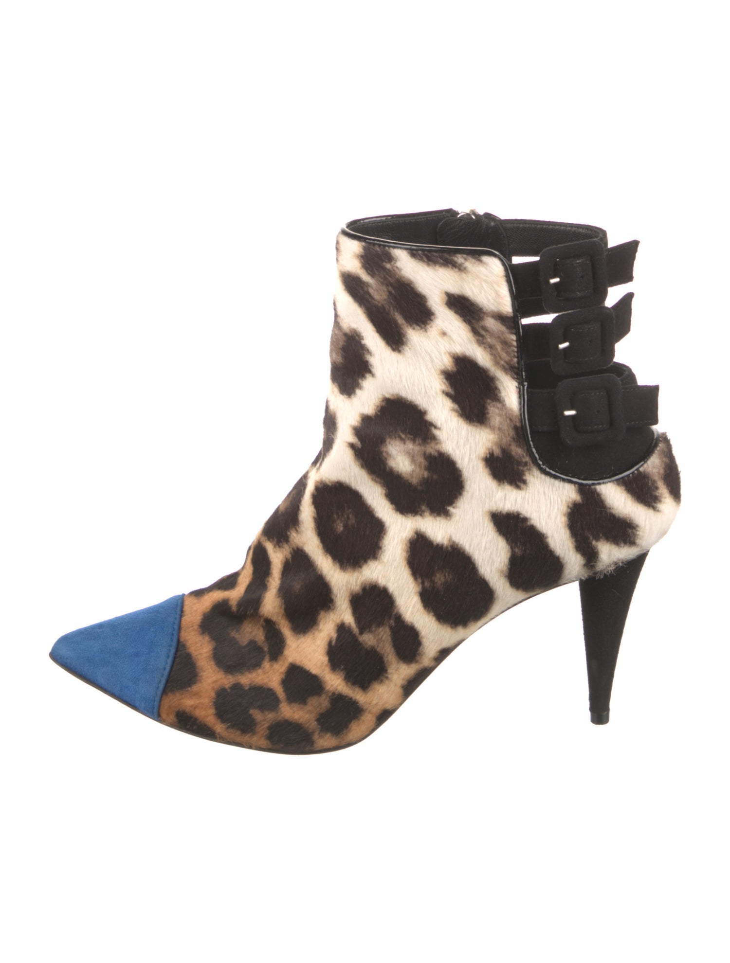 Giuseppe Zanotti Ponyhair Animal Print Boots