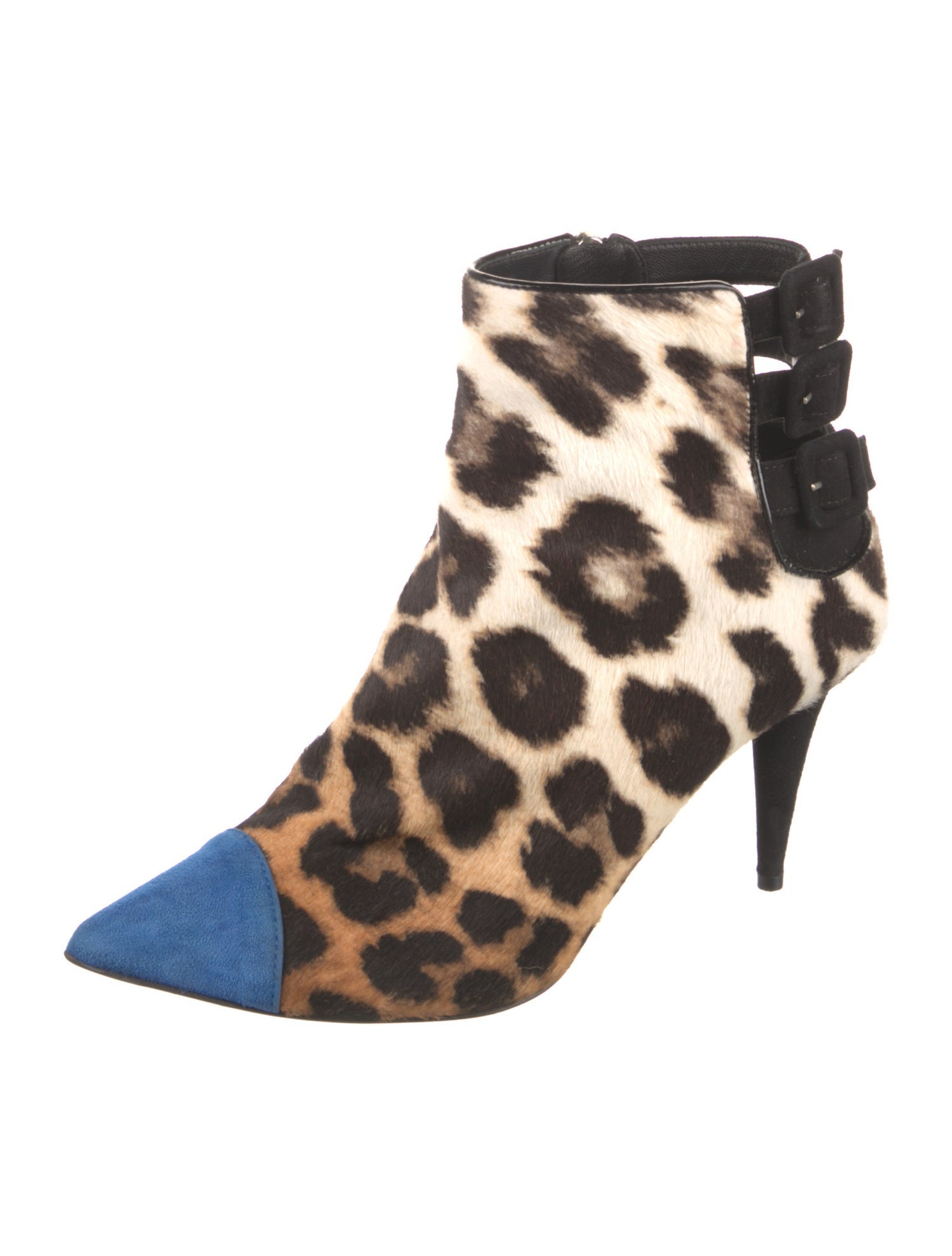 Giuseppe Zanotti Ponyhair Animal Print Boots