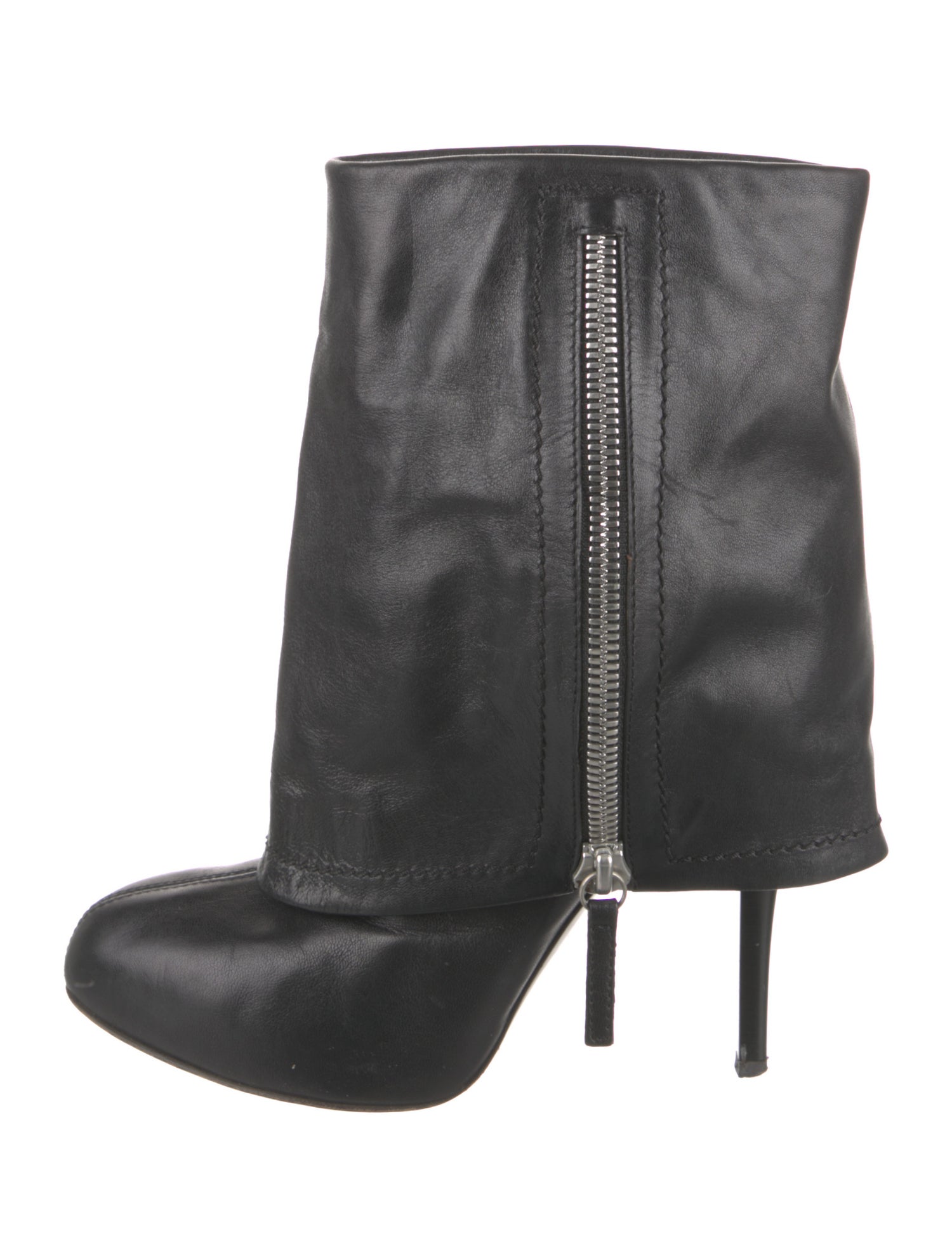 Giuseppe Zanotti Leather Moto Boots