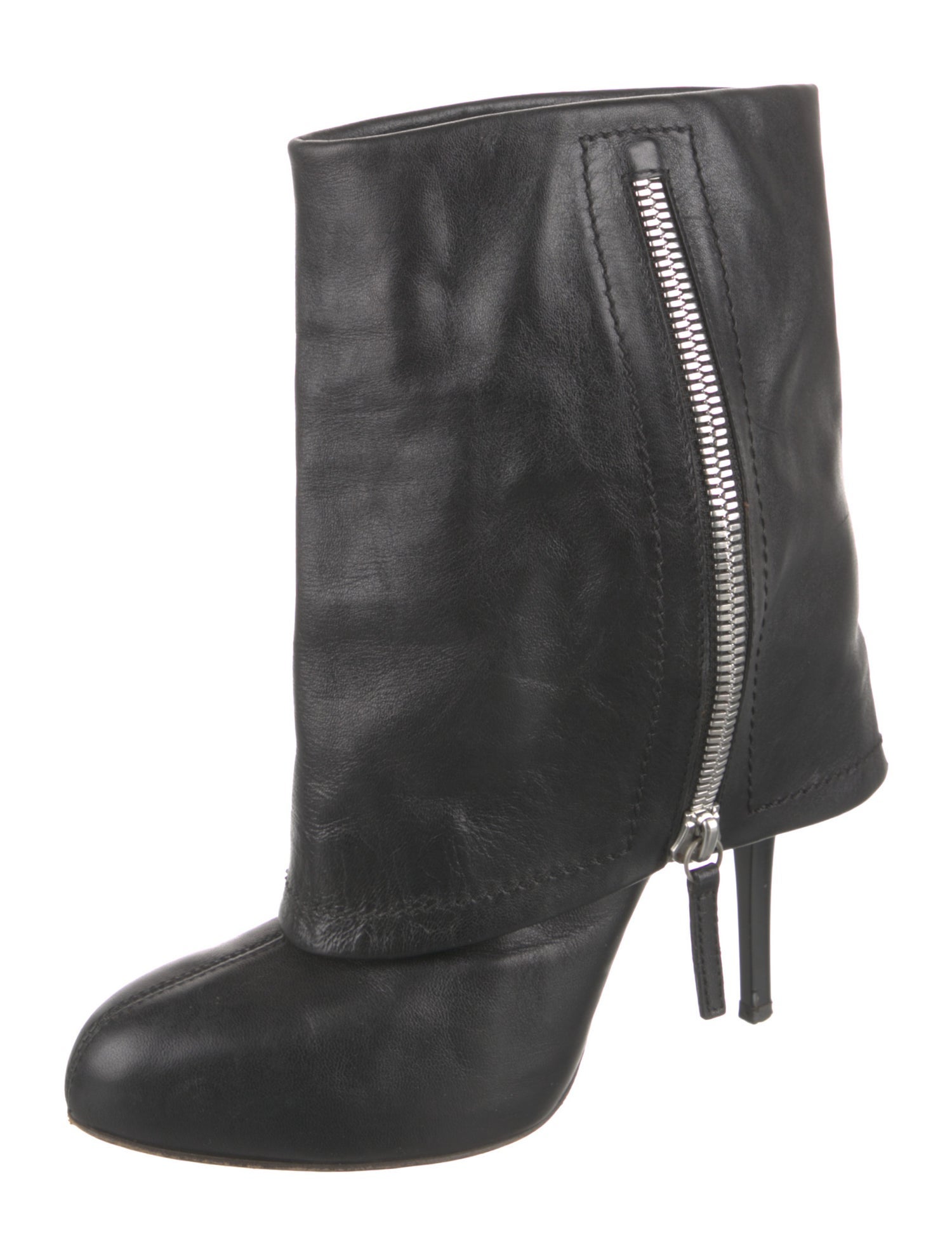 Giuseppe Zanotti Leather Moto Boots