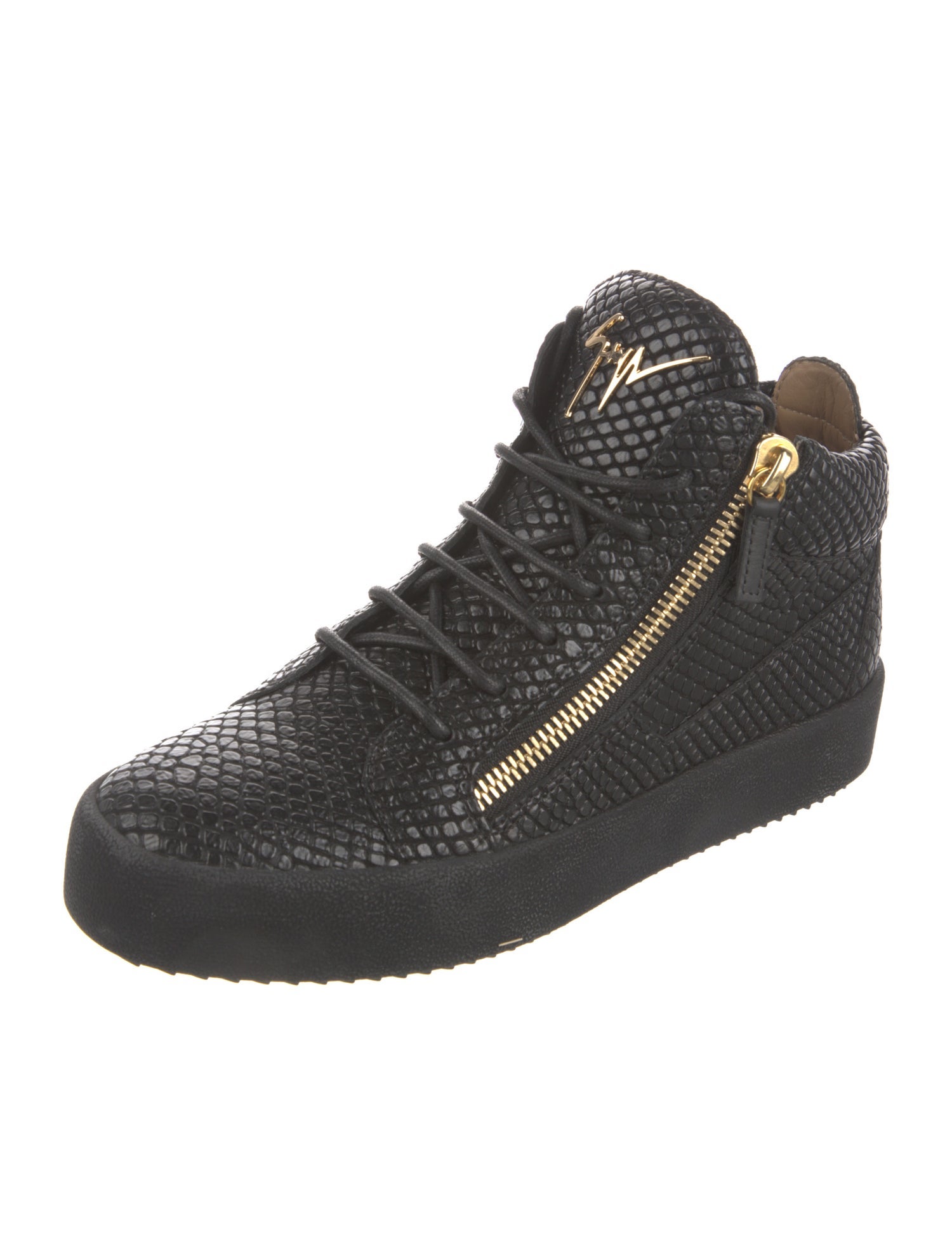 Giuseppe Zanotti Embossed Leather Sneakers