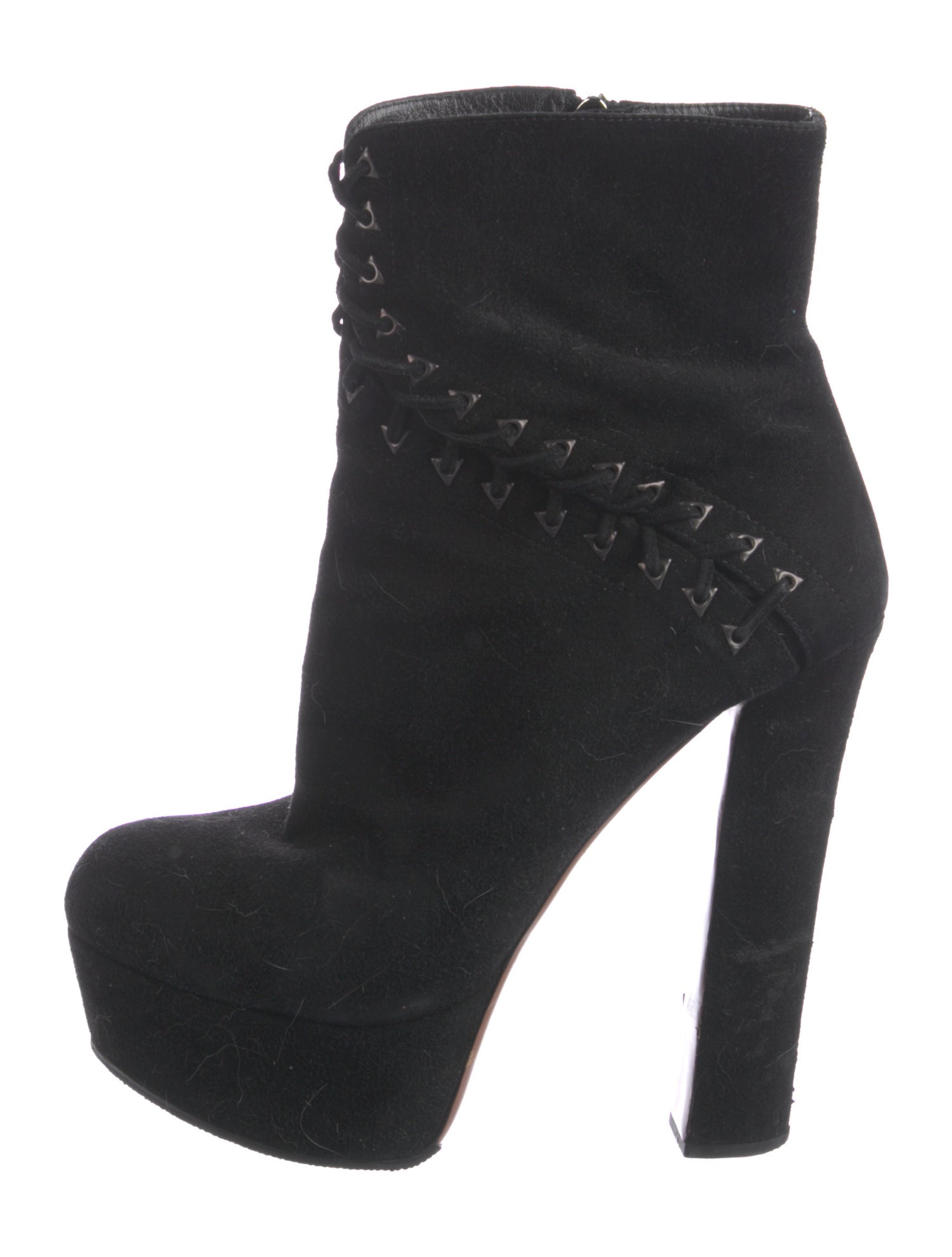 Giuseppe Zanotti Suede Lace-Up Boots