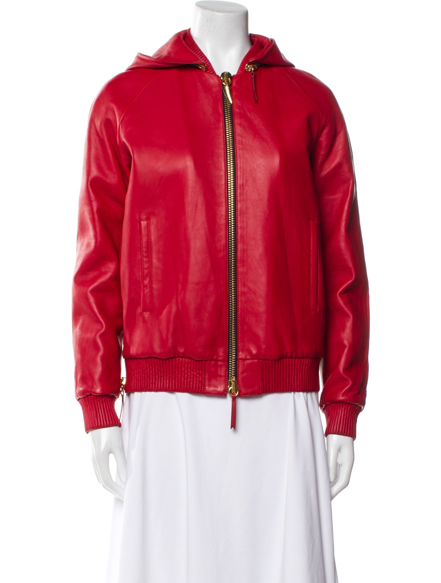 Giuseppe Zanotti Leather Bomber Jacket