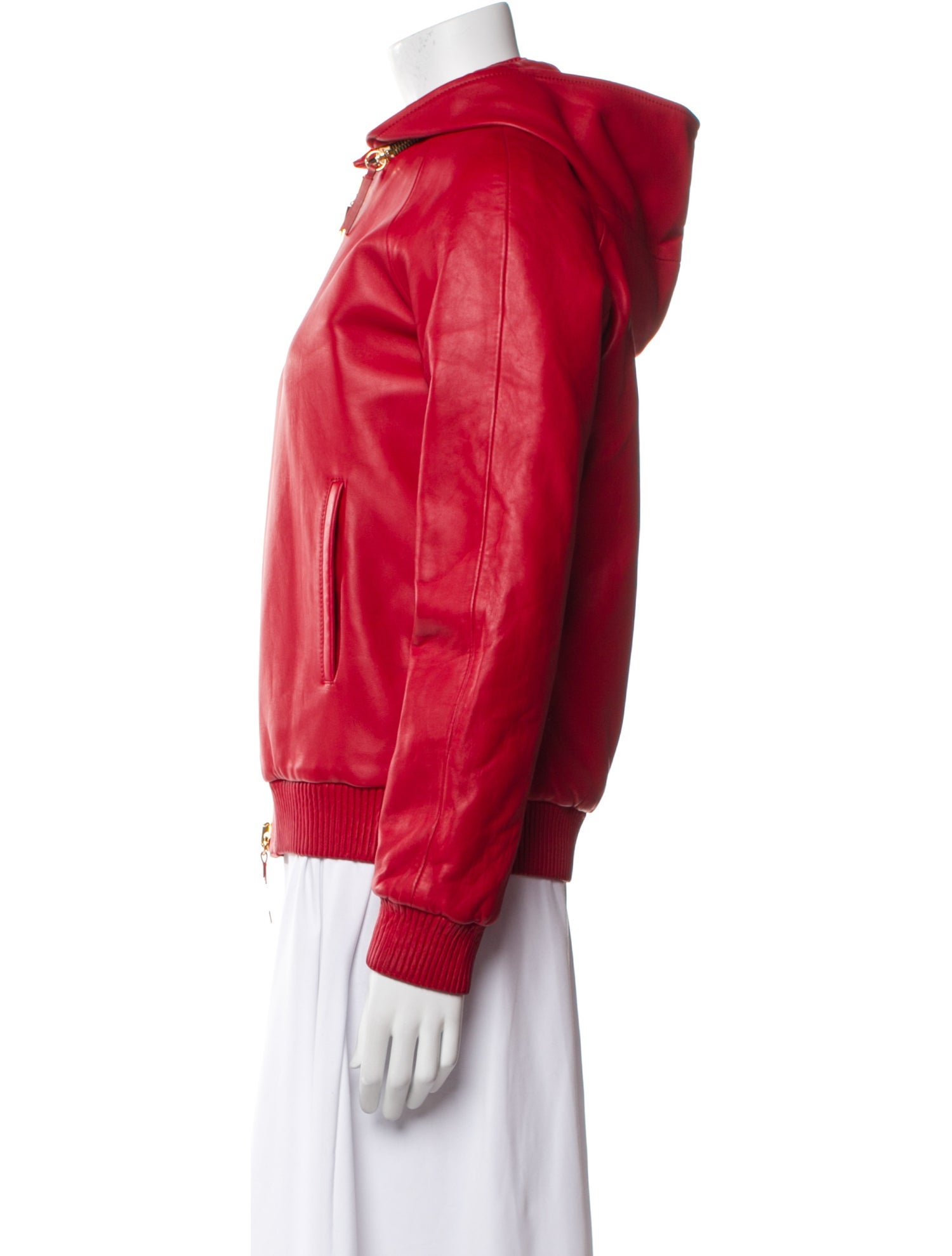 Giuseppe Zanotti Leather Bomber Jacket