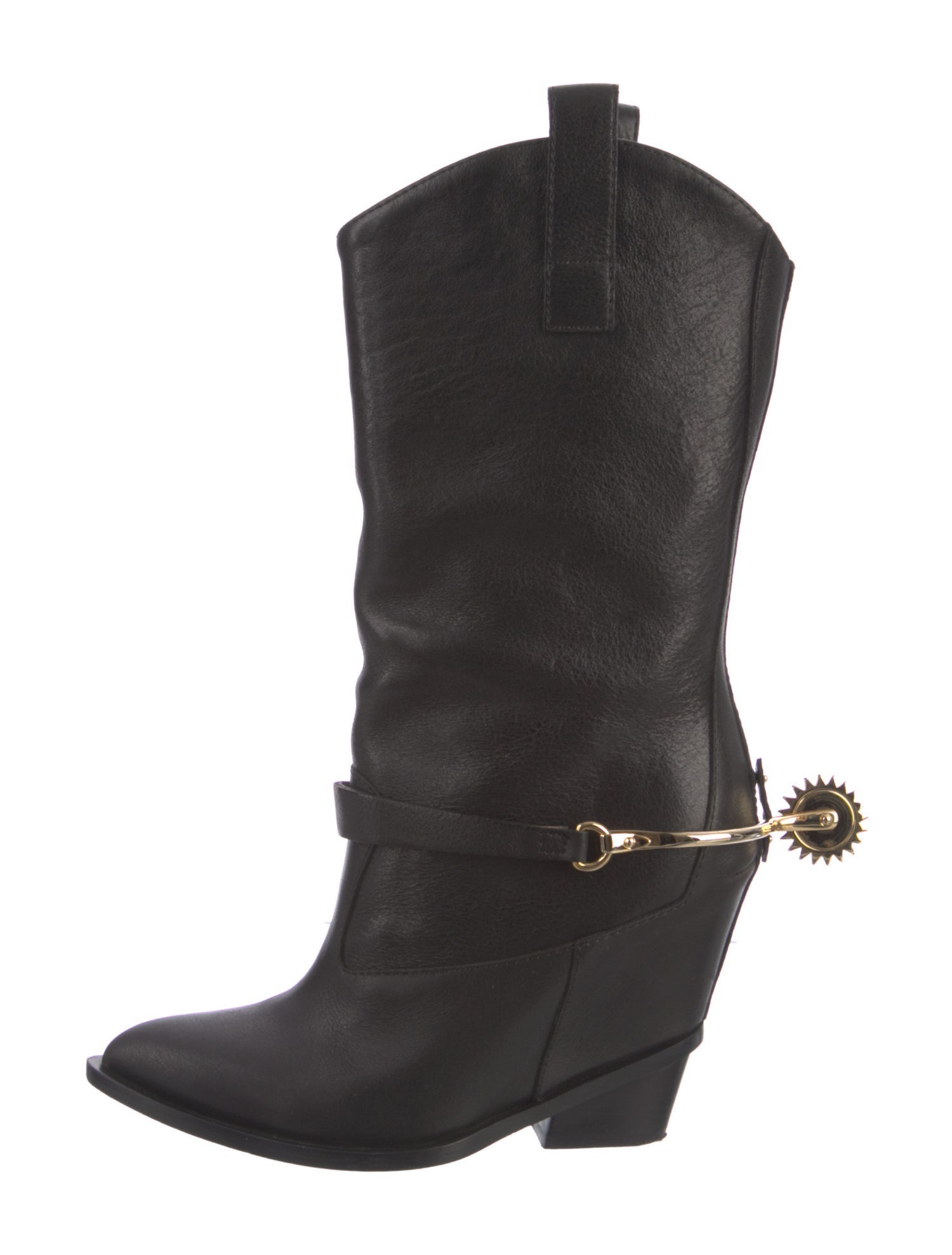 Giuseppe Zanotti Leather Western Boots