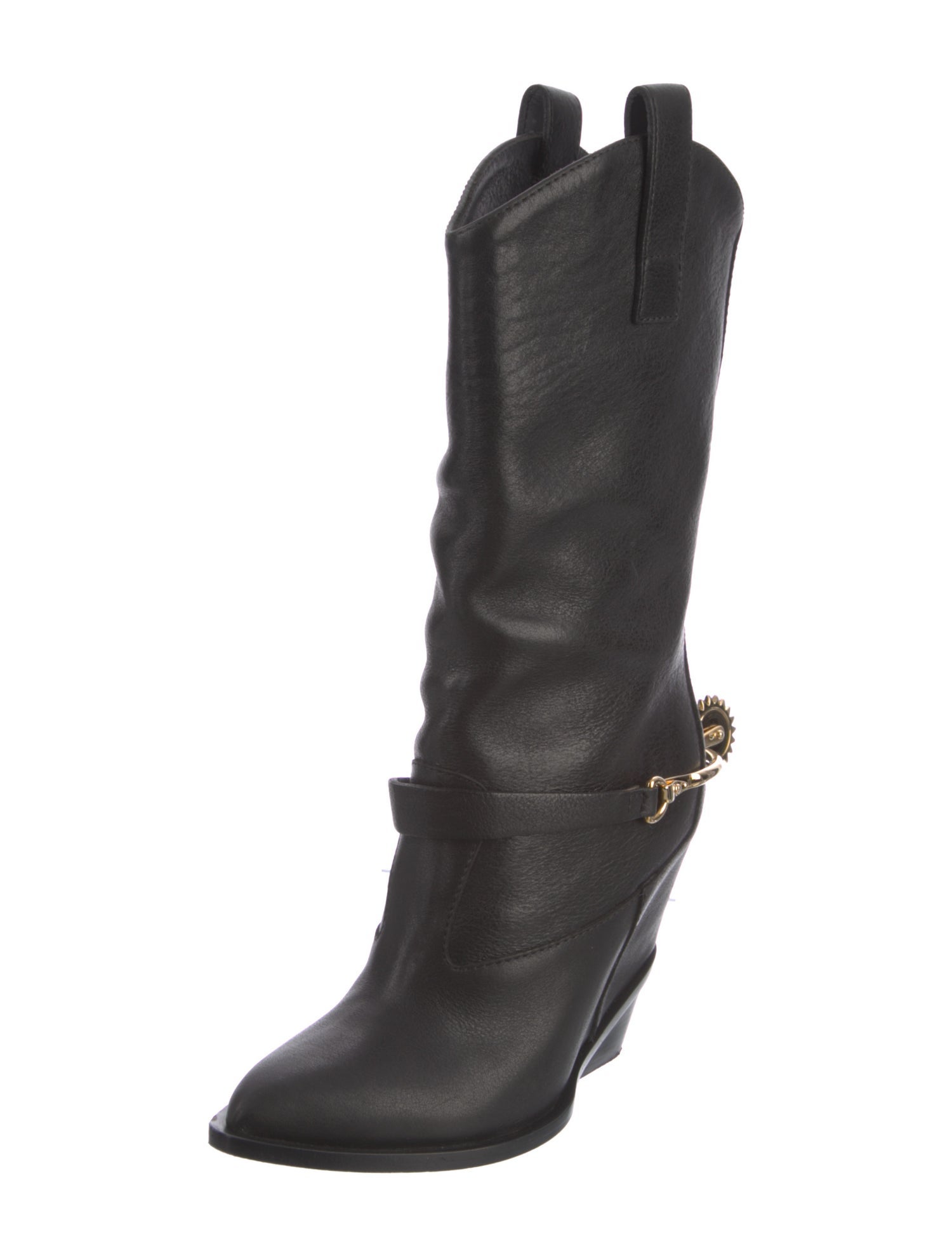 Giuseppe Zanotti Leather Western Boots
