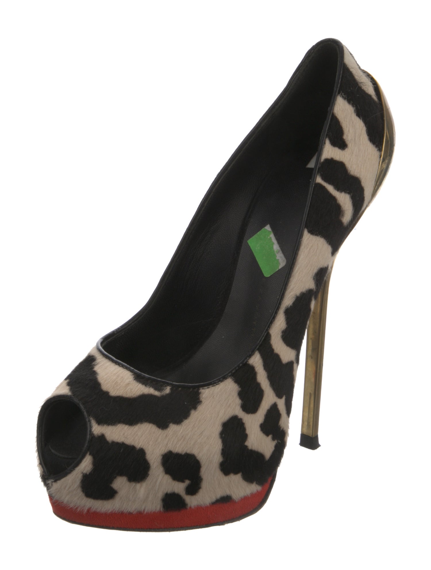 Giuseppe Zanotti Ponyhair Animal Print Pumps