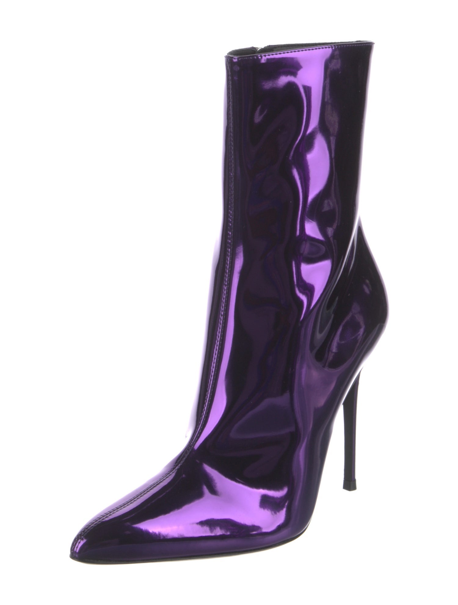 Giuseppe Zanotti Patent Leather Sock Boots