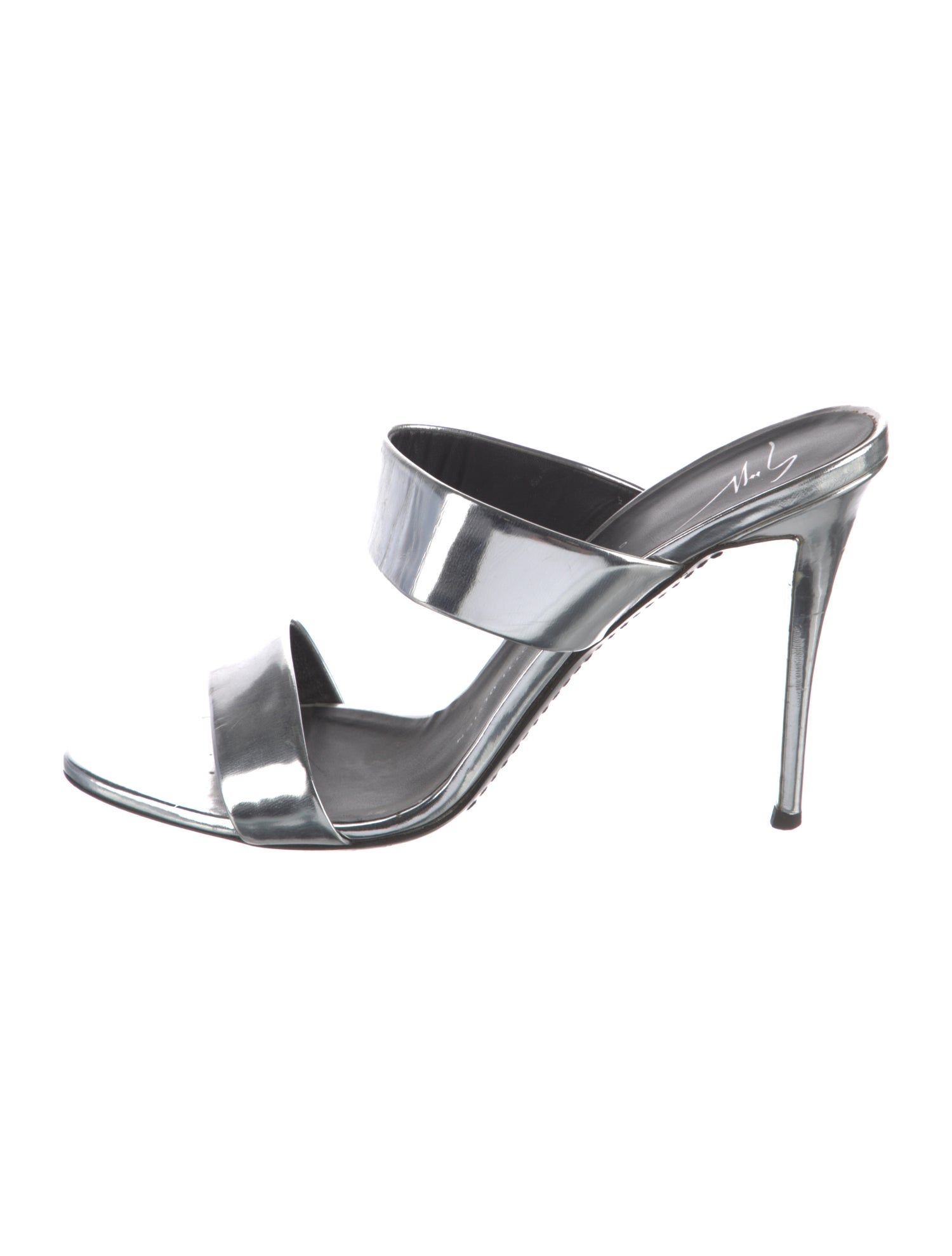 Giuseppe Zanotti Patent Leather Slides