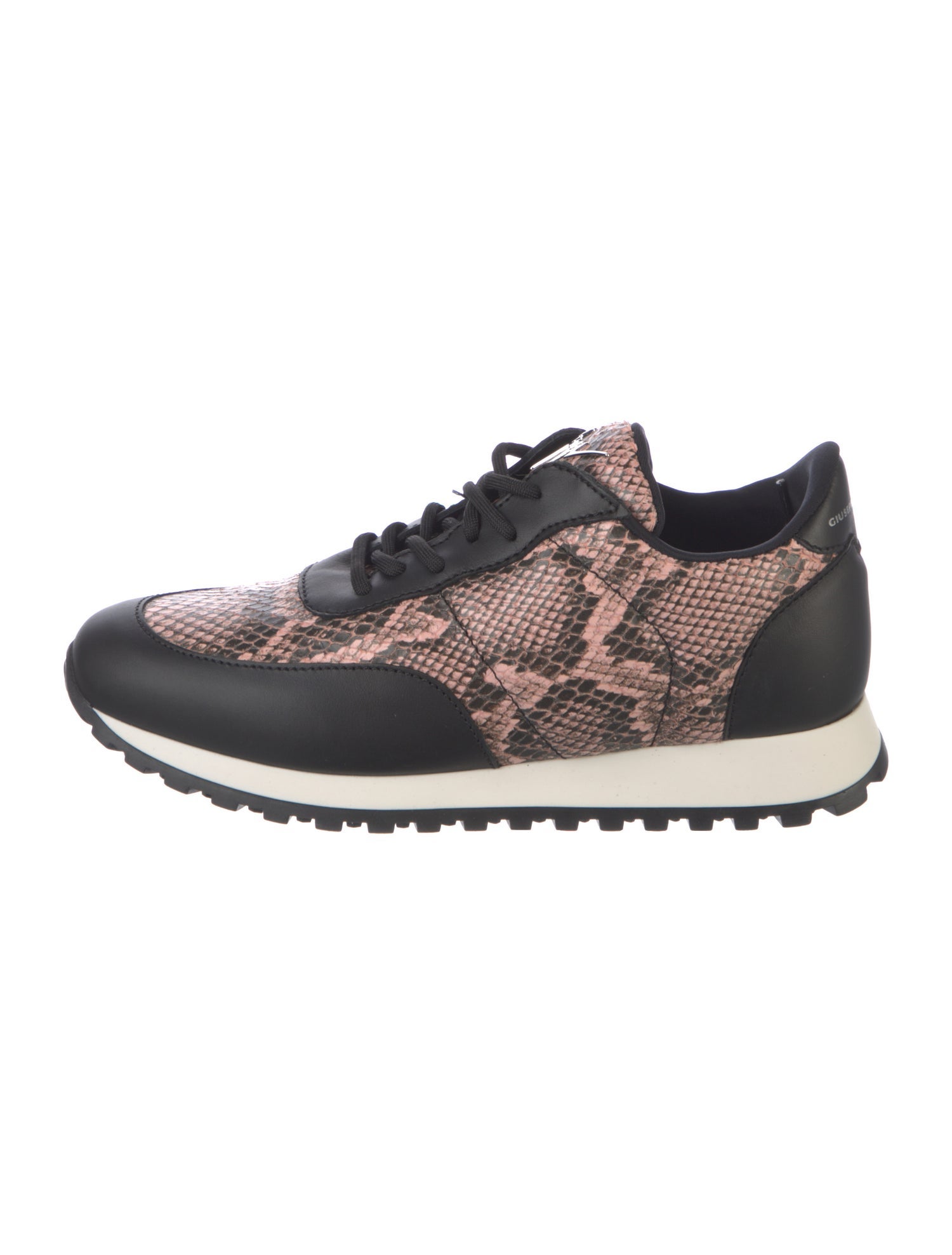 Giuseppe Zanotti Leather Animal Print Sneakers w/ Tags