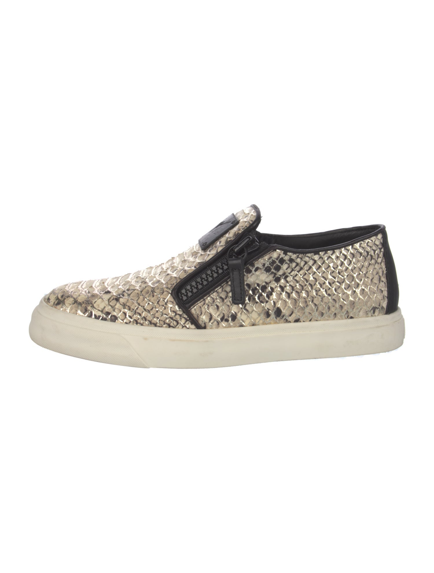 Giuseppe Zanotti Snakeskin Animal Print Sneakers