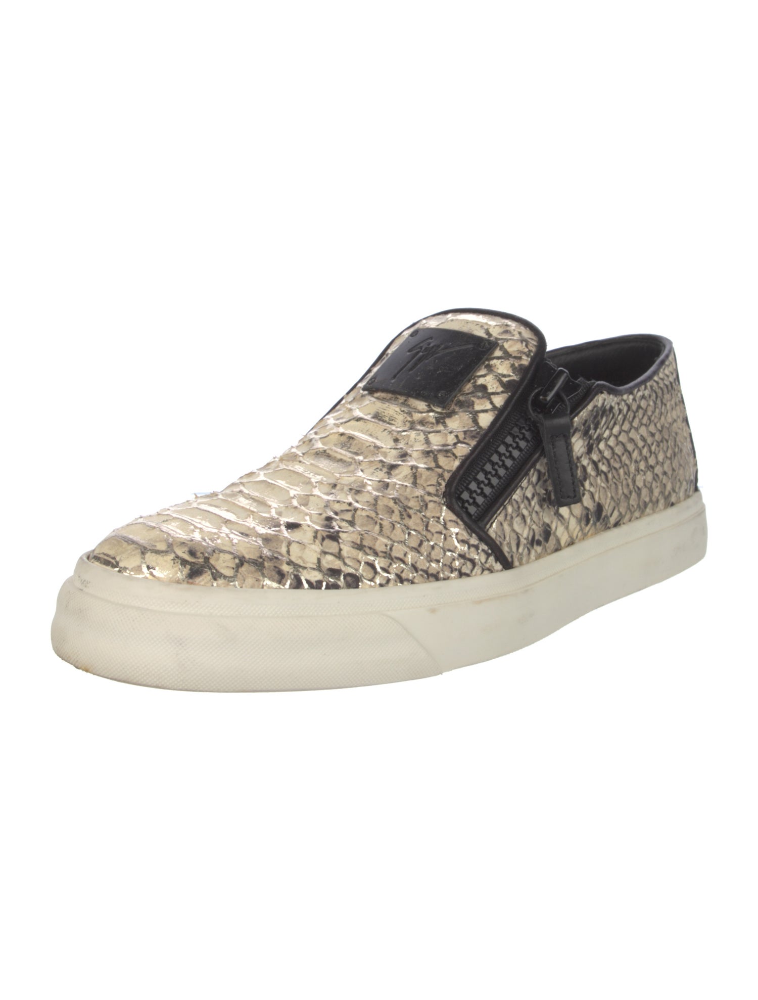 Giuseppe Zanotti Snakeskin Animal Print Sneakers