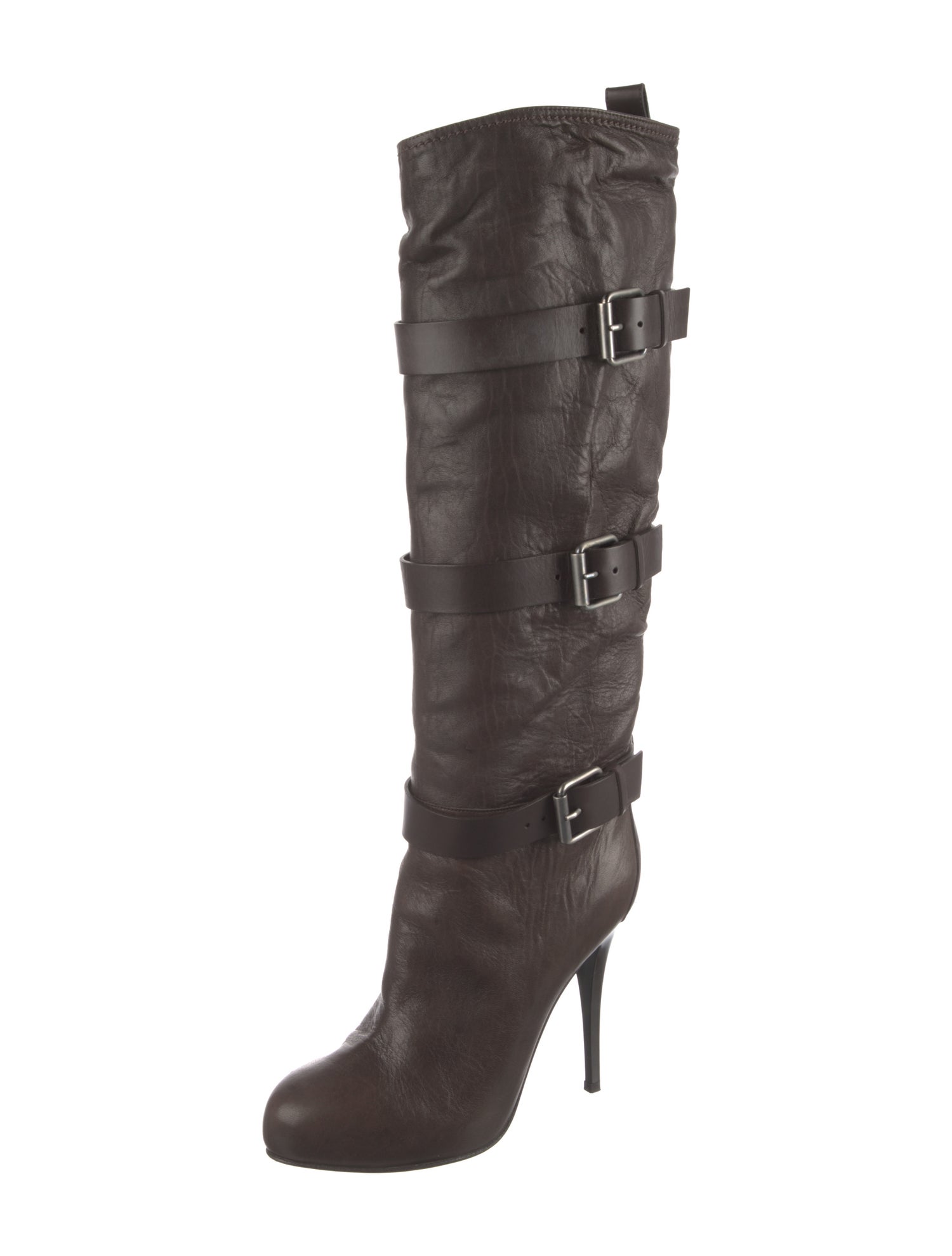 Giuseppe Zanotti Leather Lace-Up Boots