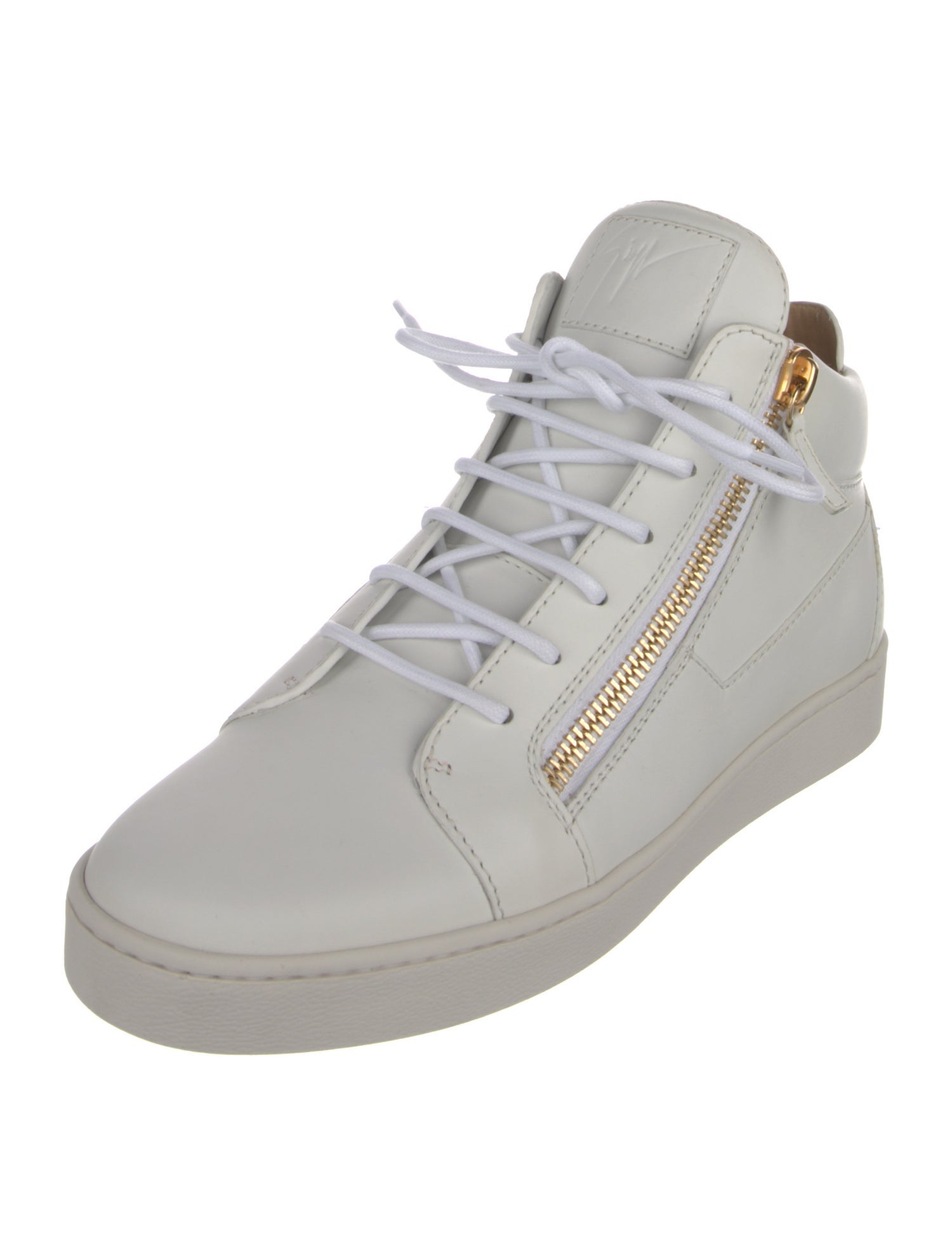 Giuseppe Zanotti Spike Accents Leather Sneakers