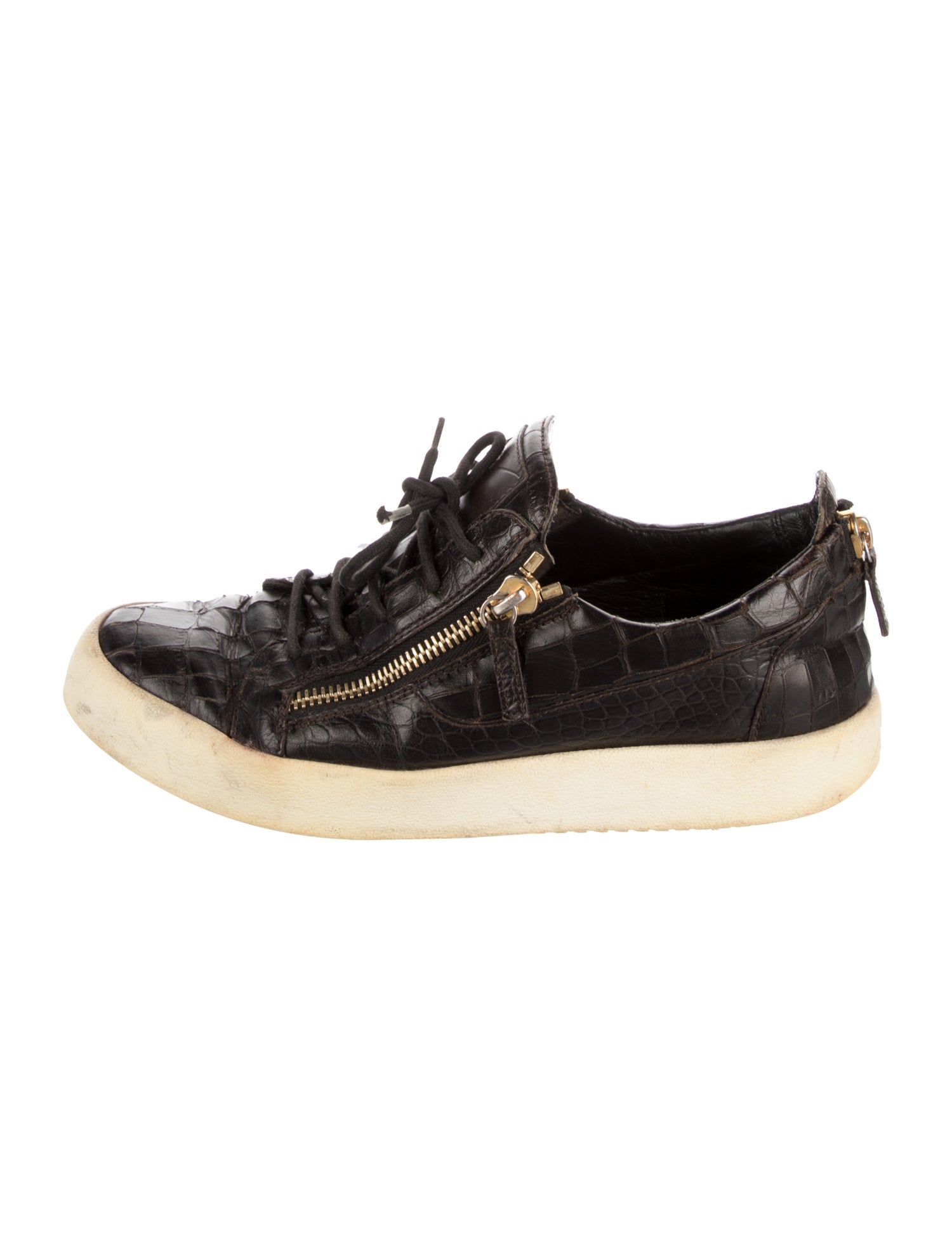 Giuseppe Zanotti Embossed Leather Sneakers