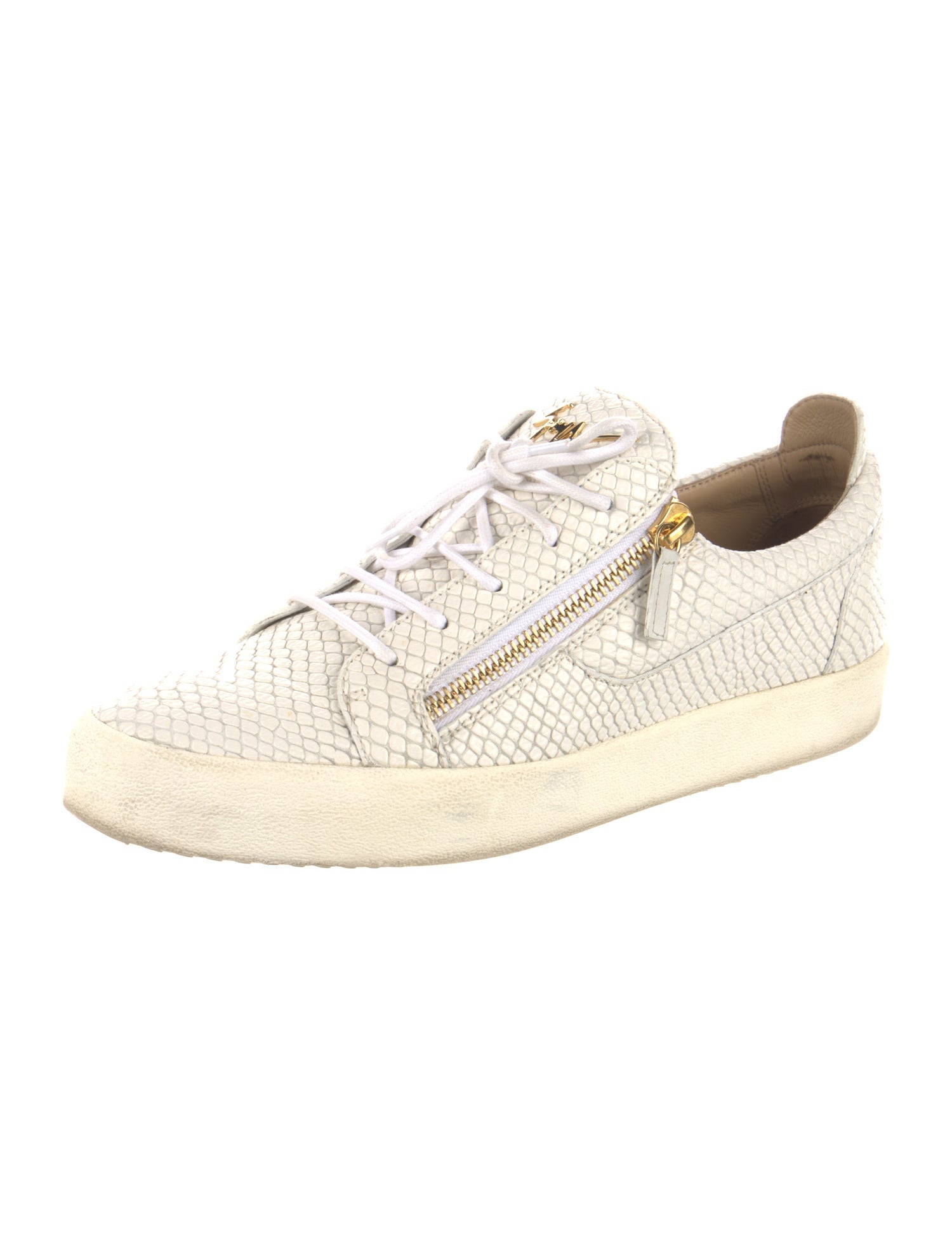 Giuseppe Zanotti Embossed Leather Sneakers