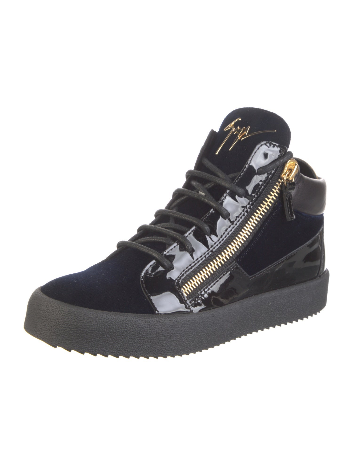 Giuseppe Zanotti Velvet Sneakers