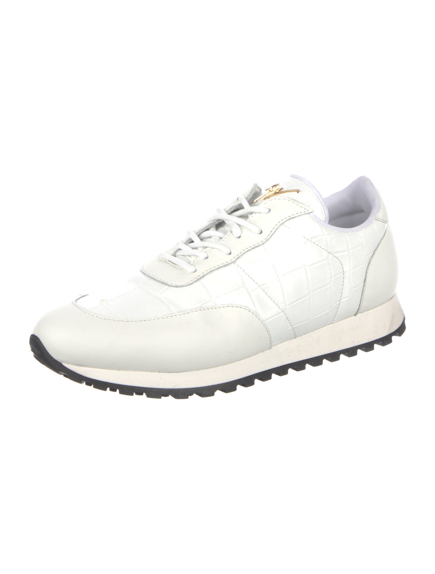 Giuseppe Zanotti Embossed Leather Athletic Sneakers