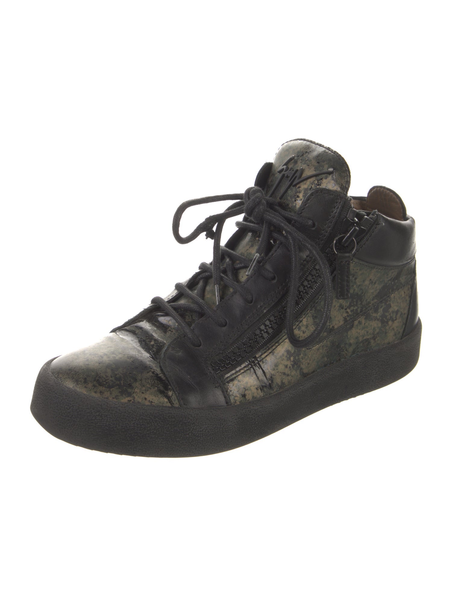 Giuseppe Zanotti Leather Printed Sneakers