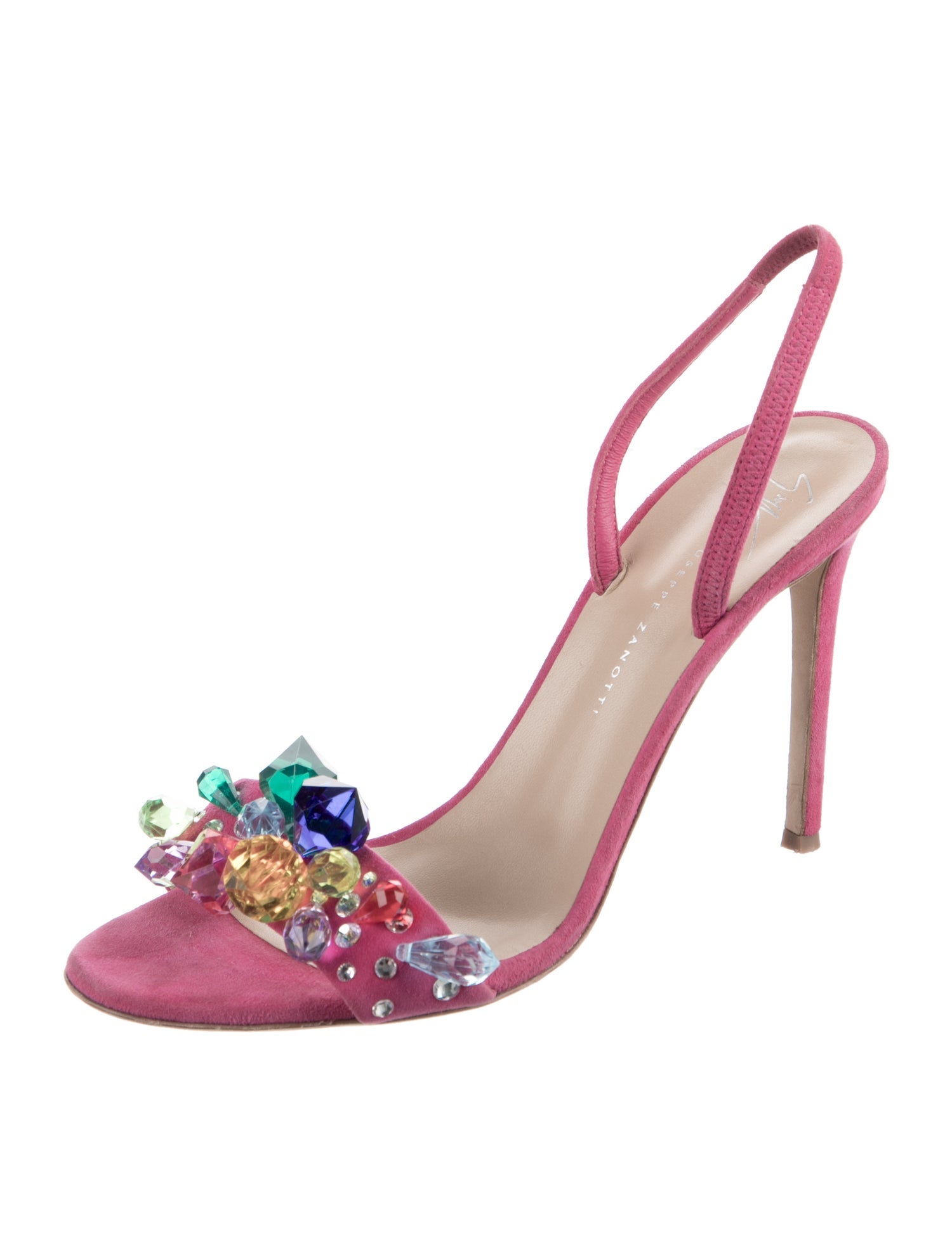 Giuseppe Zanotti Suede Slingback Sandals