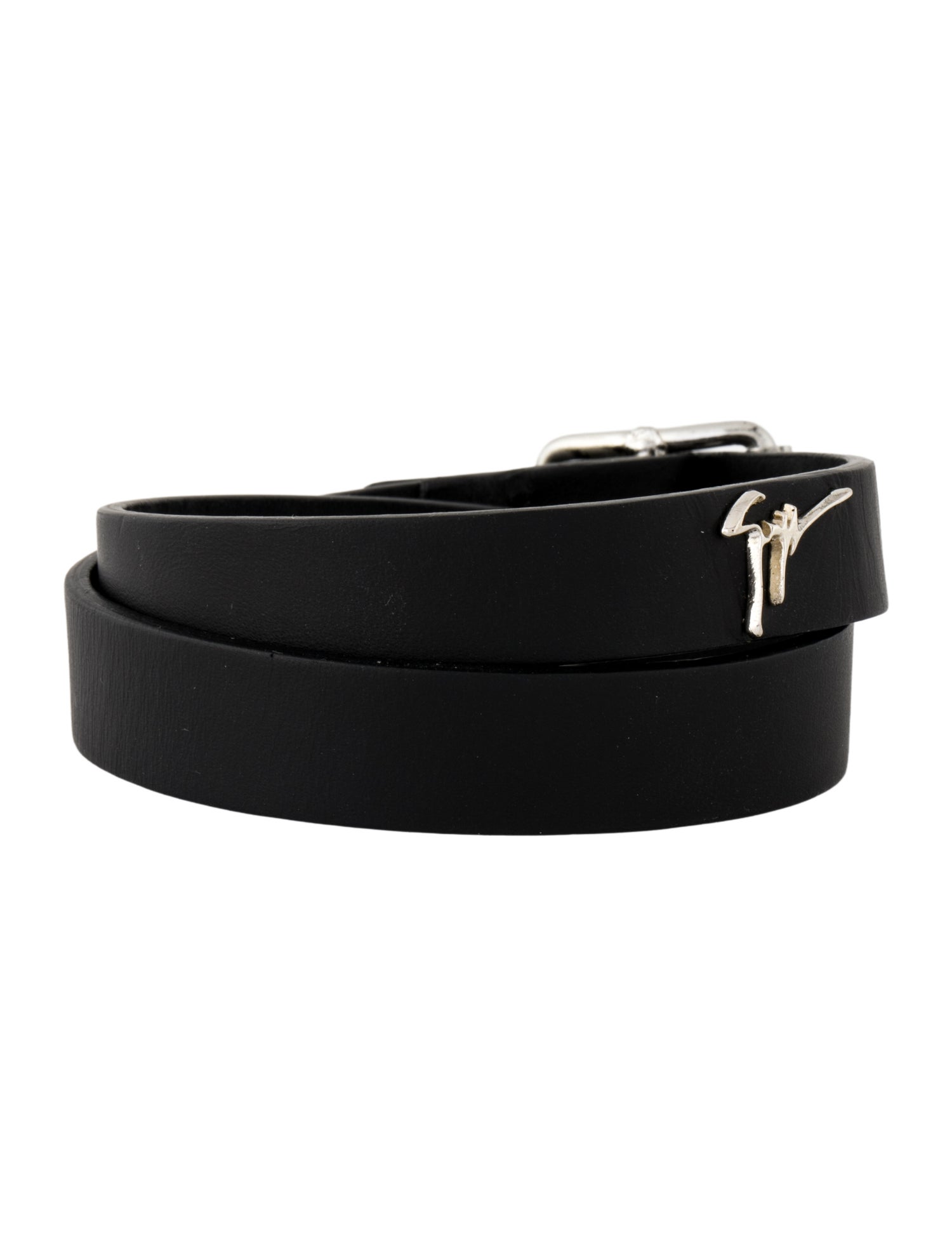 Giuseppe Zanotti Leather Wrap Bracelet