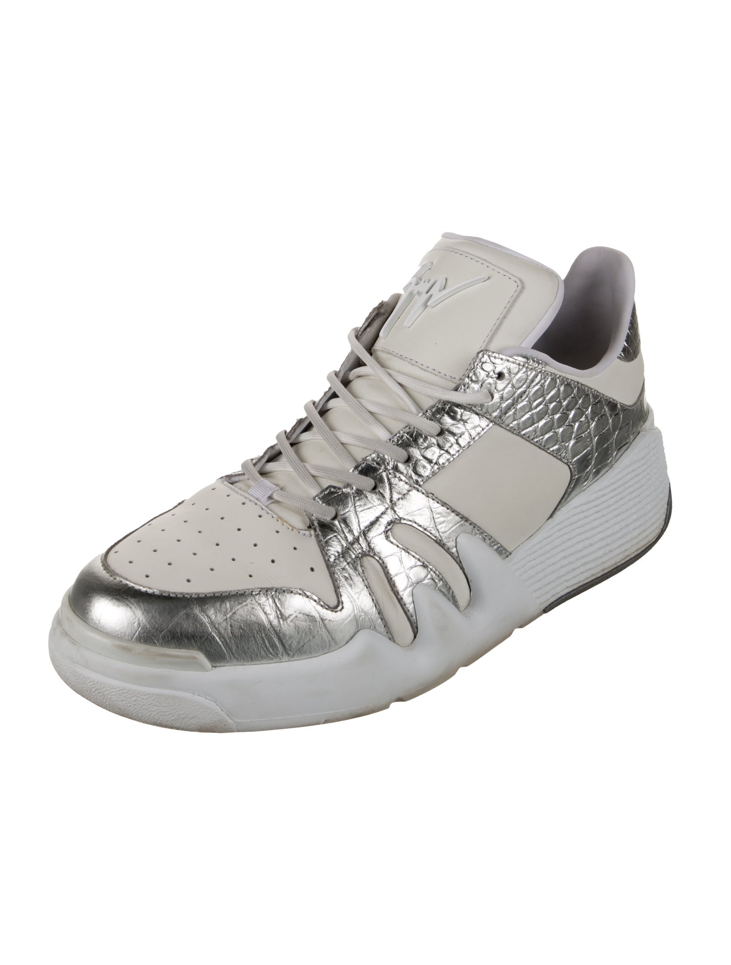 Giuseppe Zanotti Leather Printed Athletic Sneakers