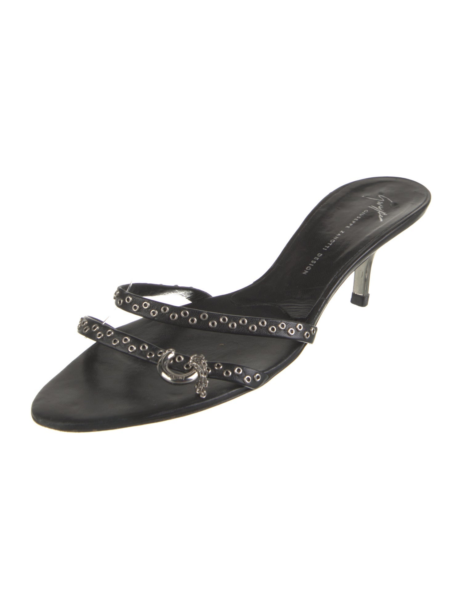 Giuseppe Zanotti Leather Slides