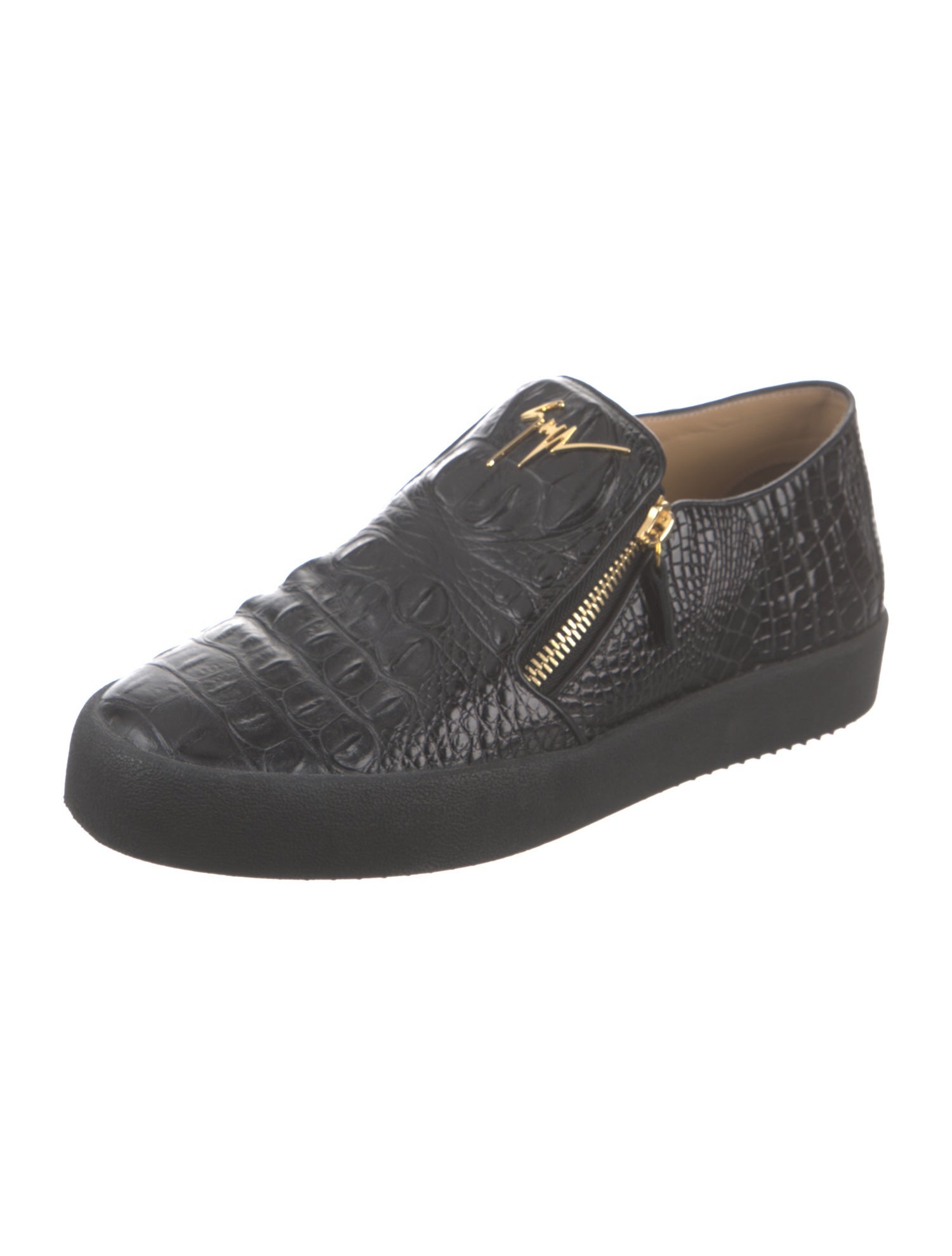 Giuseppe Zanotti Embossed Leather Sneakers