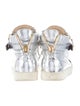 Giuseppe Zanotti Metallic Wedge Sneakers