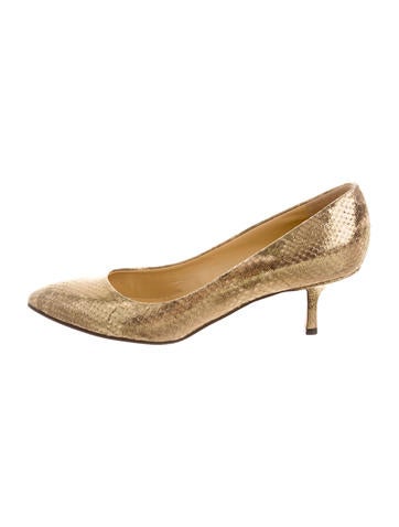 Giuseppe Zanotti Metallic Pointed-Toe Pumps