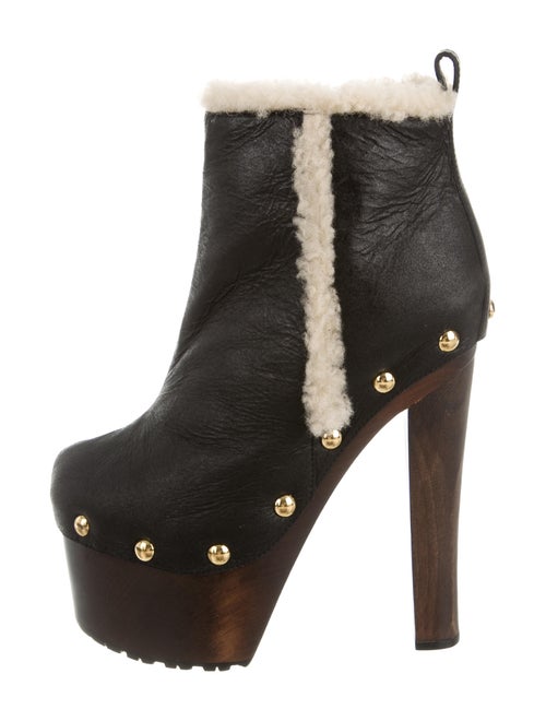 Giuseppe Zanotti Leather Platform Ankle Boots w/ Tags