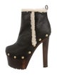 Giuseppe Zanotti Leather Platform Ankle Boots w/ Tags
