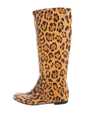 Giuseppe Zanotti Leopard Knee-High Boots