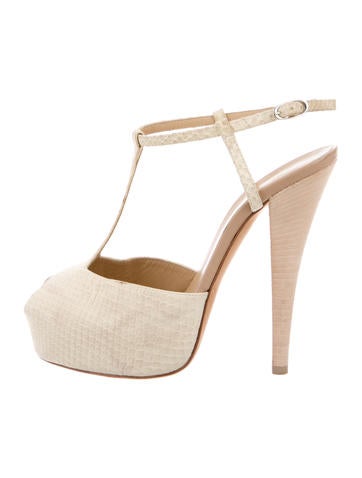 Giuseppe Zanotti Embossed Platform Sandals