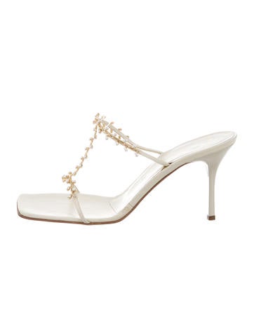 Giuseppe Zanotti Leather Slide Sandals!