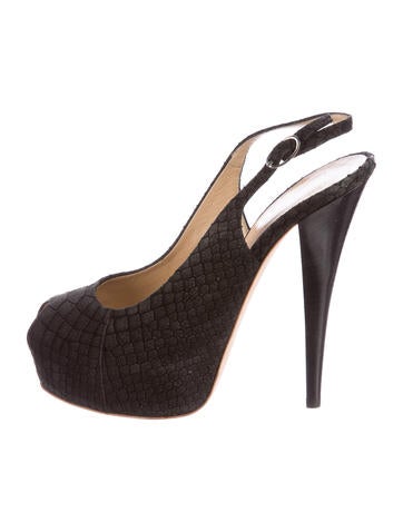 Giuseppe Zanotti Embossed Platform Pumps