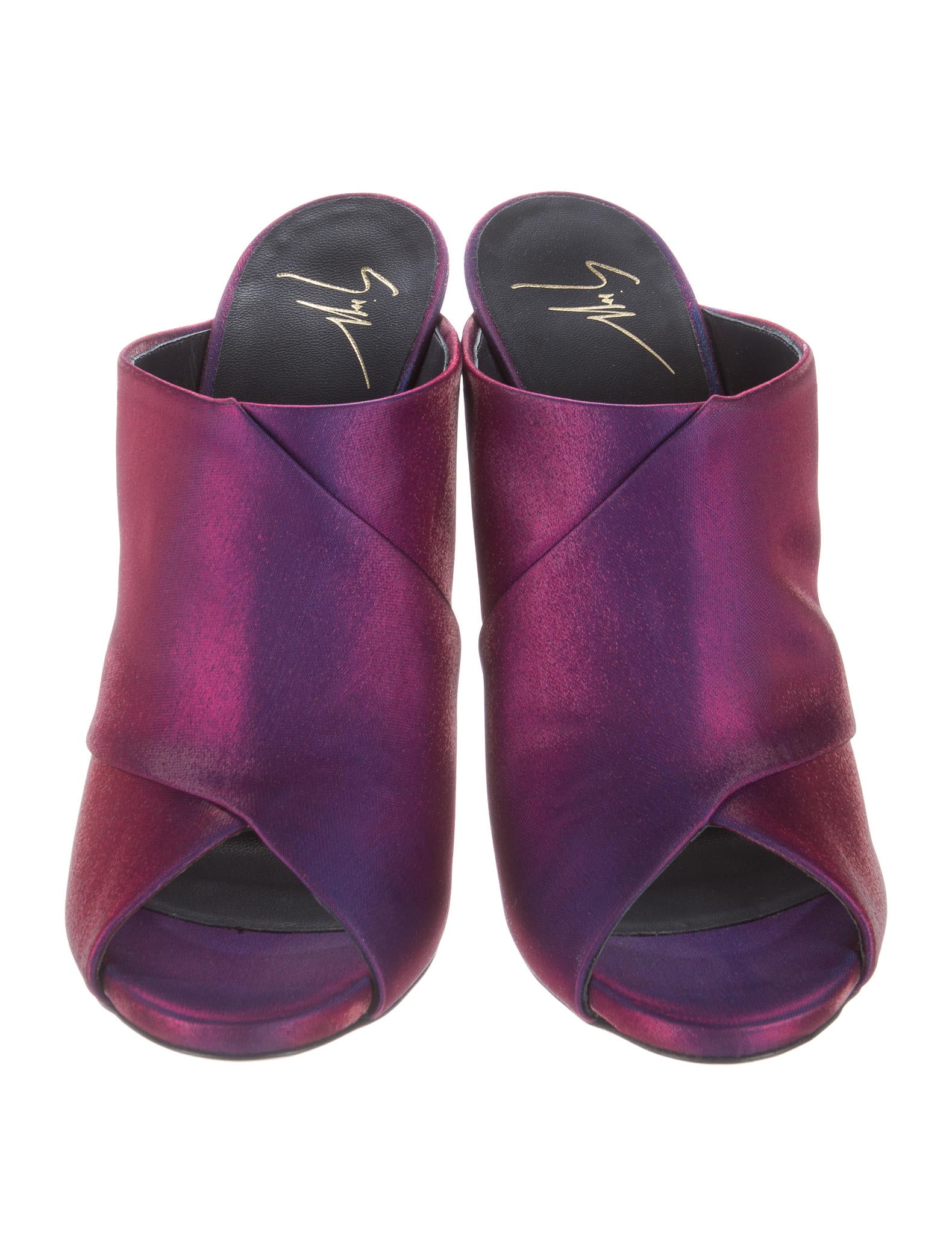 iridescent hybrid sandals