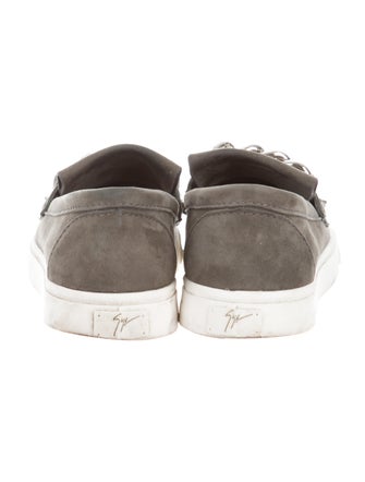 Giuseppe Zanotti Suede Chain-Link Sneakers