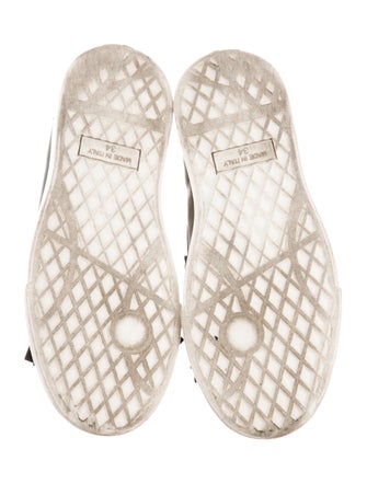 Giuseppe Zanotti Suede Chain-Link Sneakers