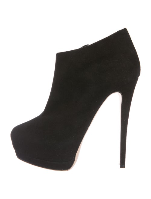 Giuseppe Zanotti Suede Platform Boots Black