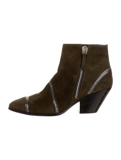 Giuseppe Zanotti Suede Boots Green